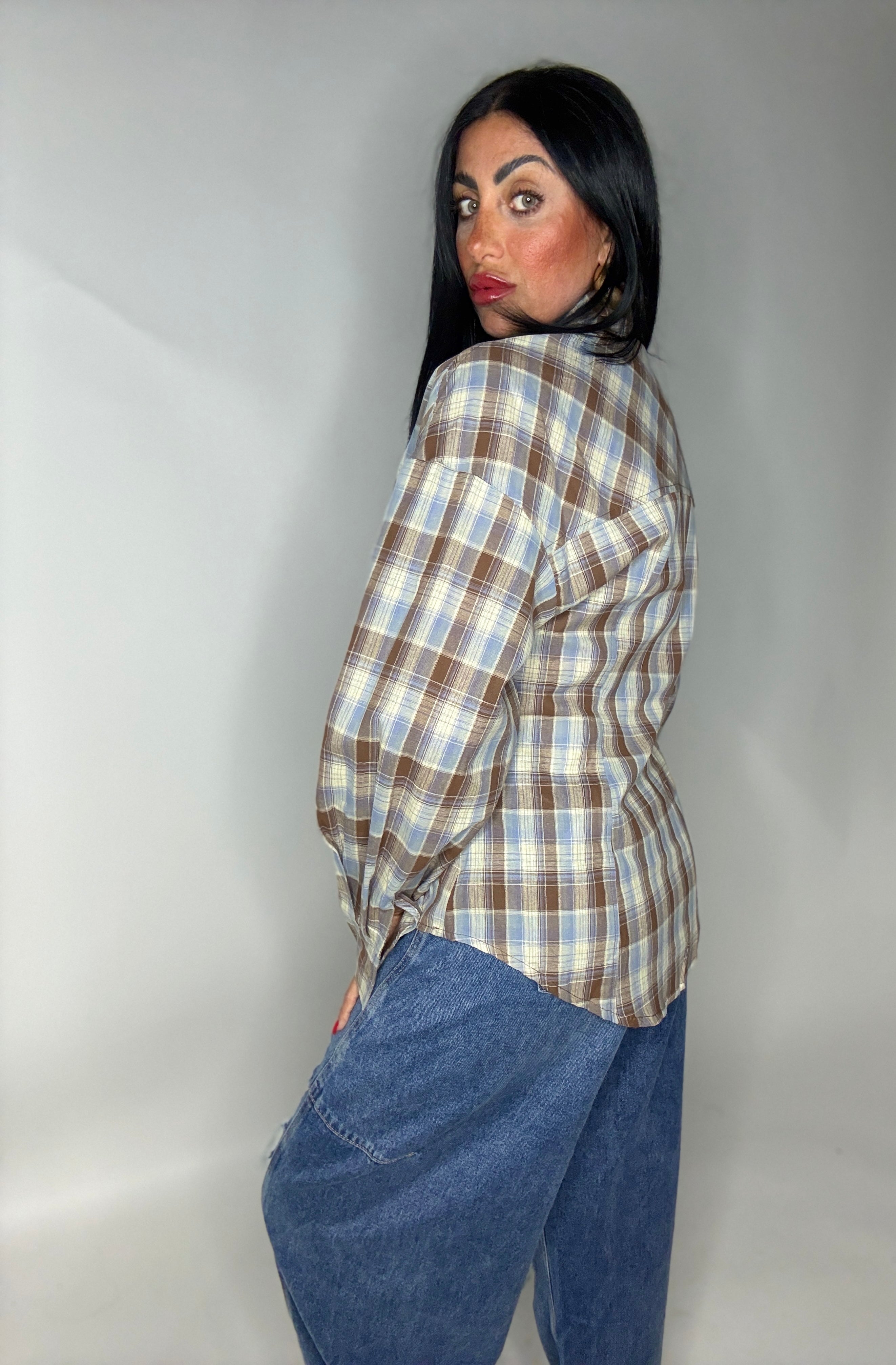 CAMICIA A QUADRI (Mfs16290)