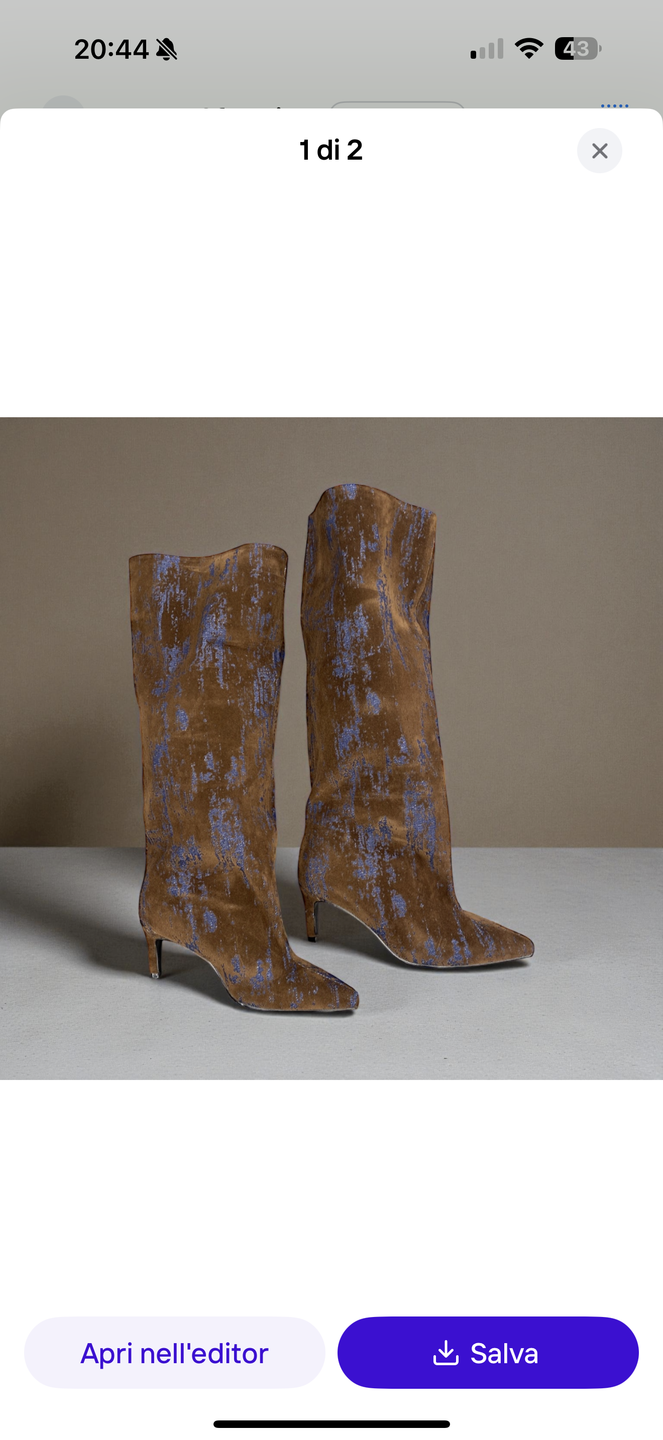 STIVALE INDIGO(K0142marrone)