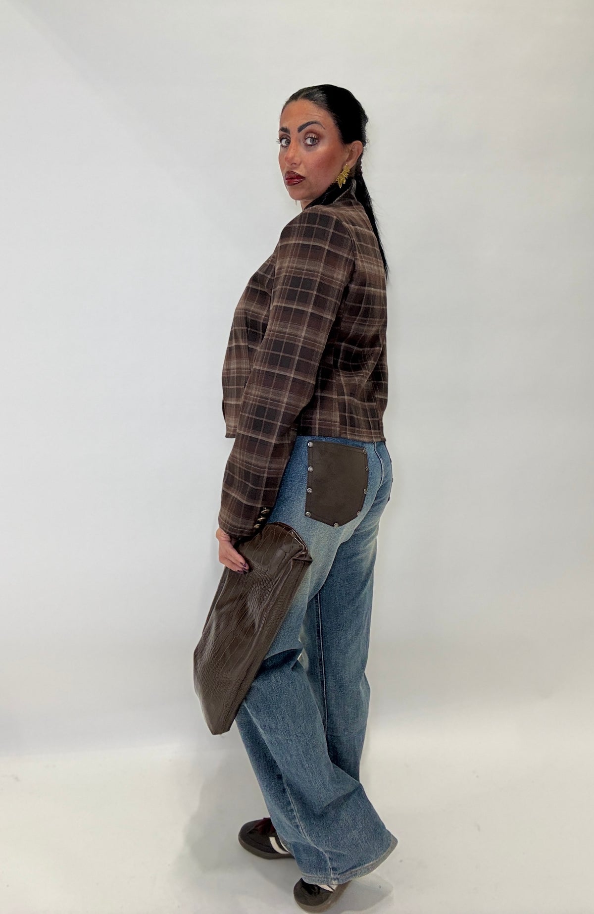DENIM BROWN TASK (F166)