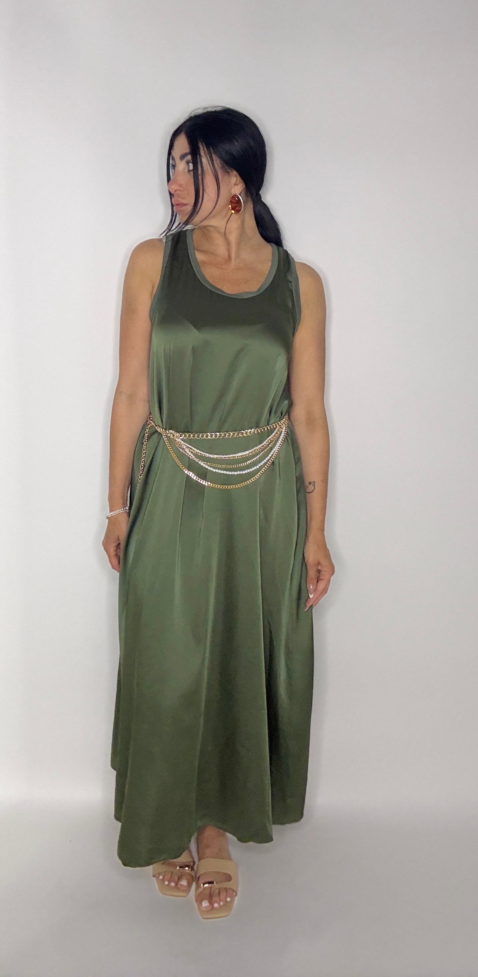 DRESS SATIN BY DOREMI (23233)