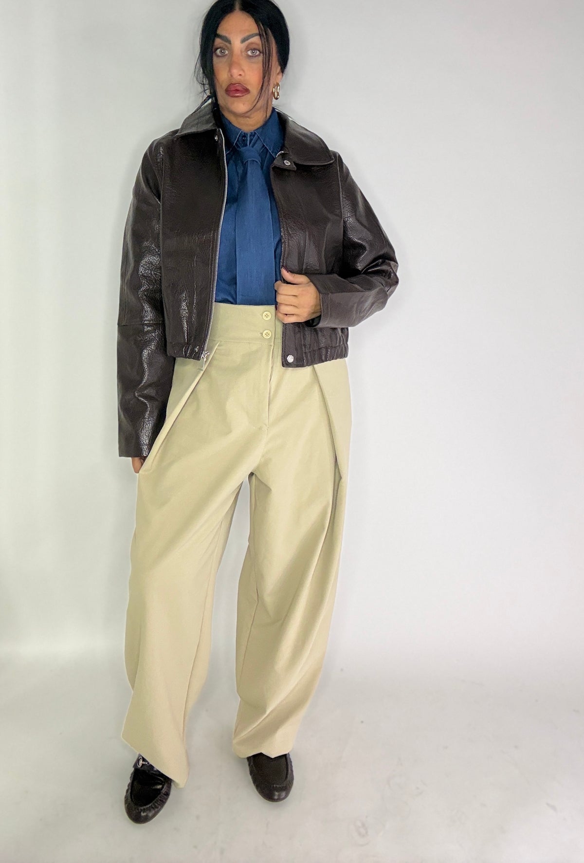 GIUBBOTTO  CROPPED VINTAGE (tl9429-33)