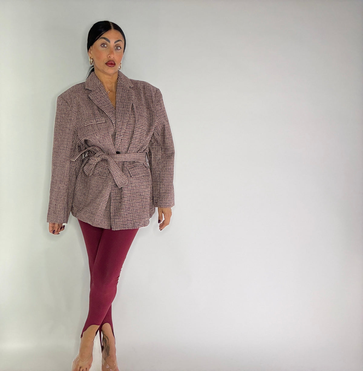LEGGINGS BORDEAUX