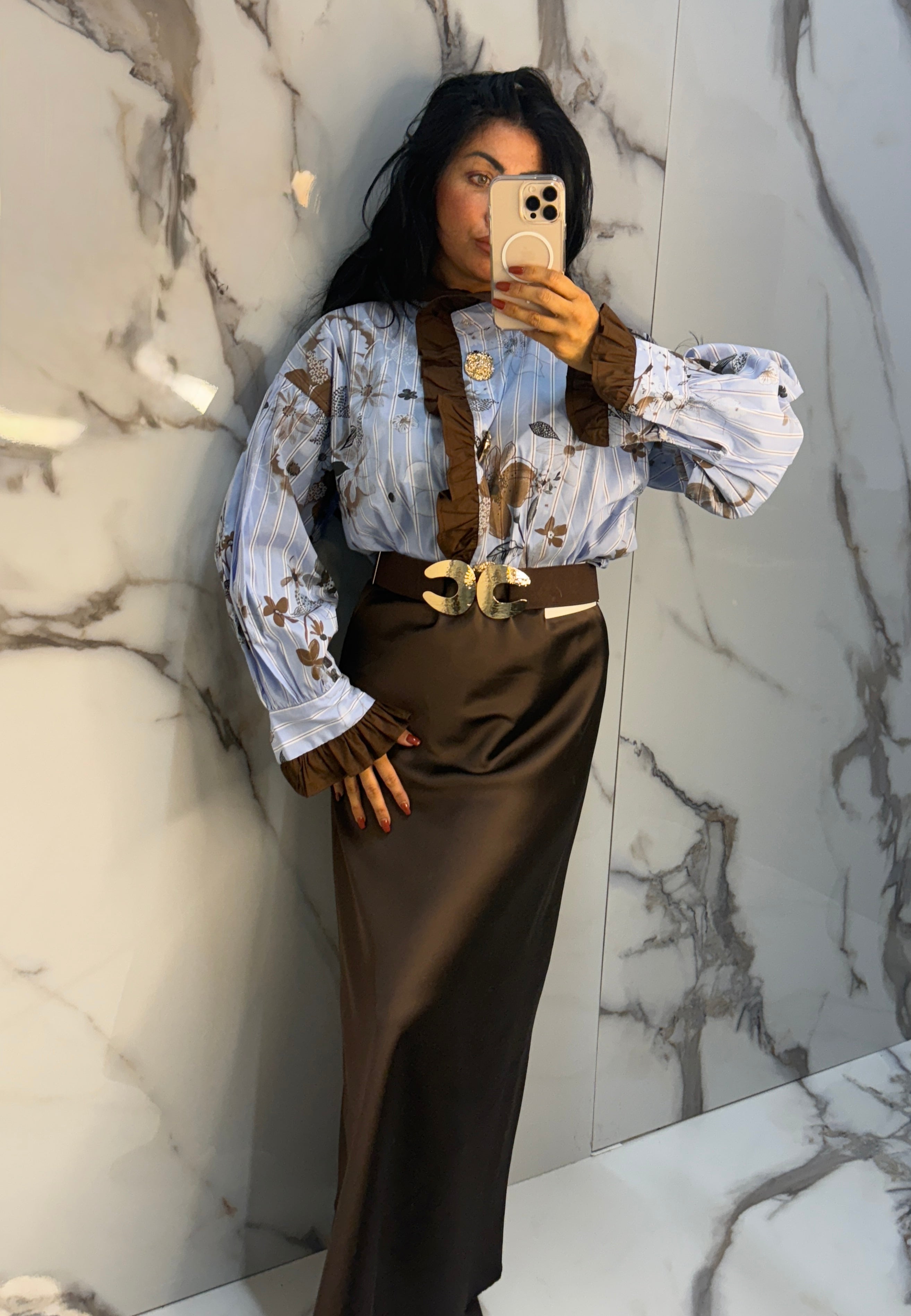 GONNA SATIN LUNGA (3705)