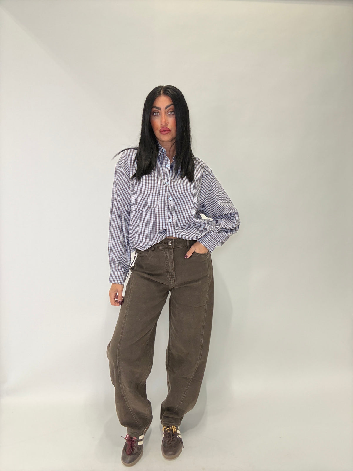 DENIM BROWN LOST (Jf487-3)