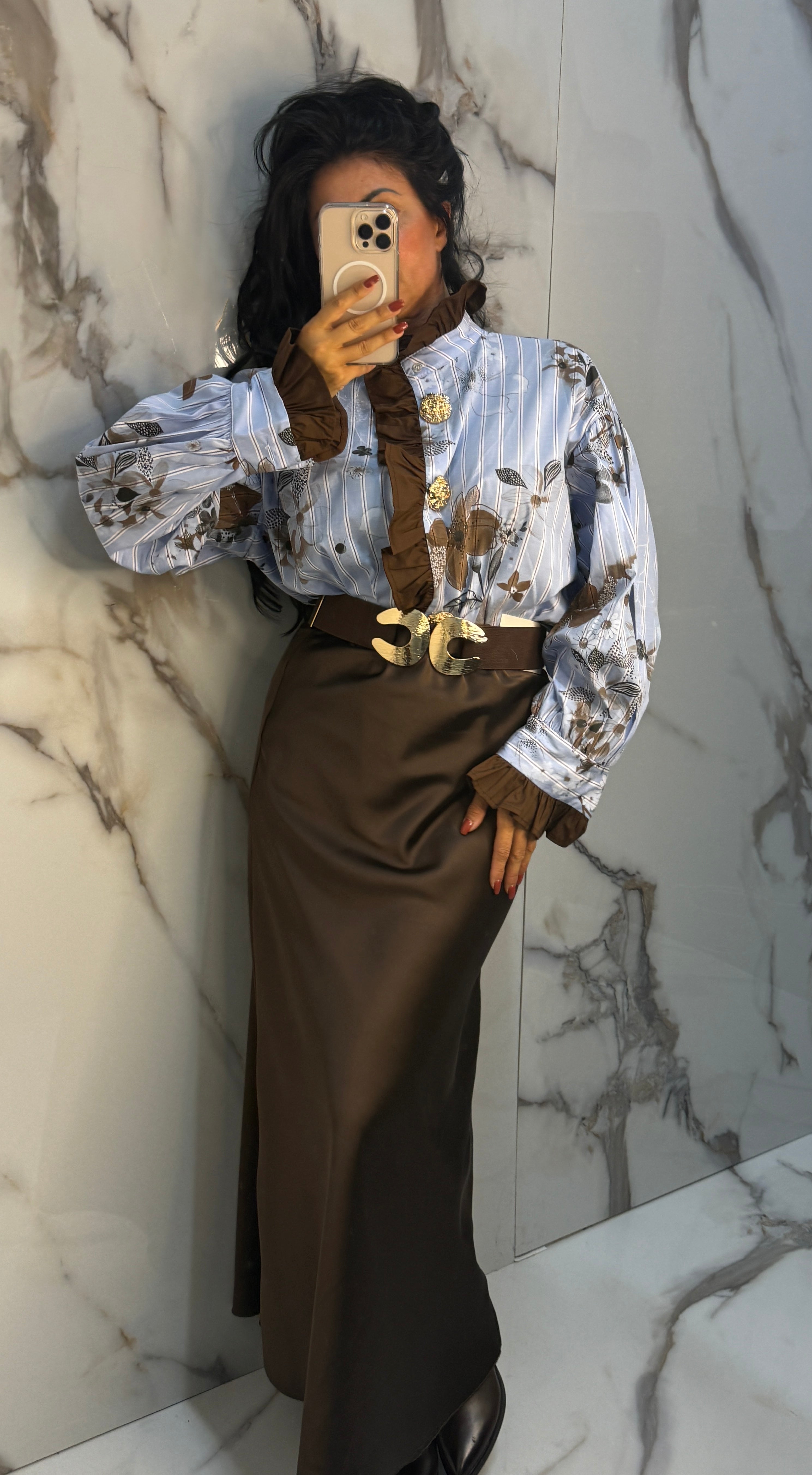 GONNA SATIN LUNGA (3705)