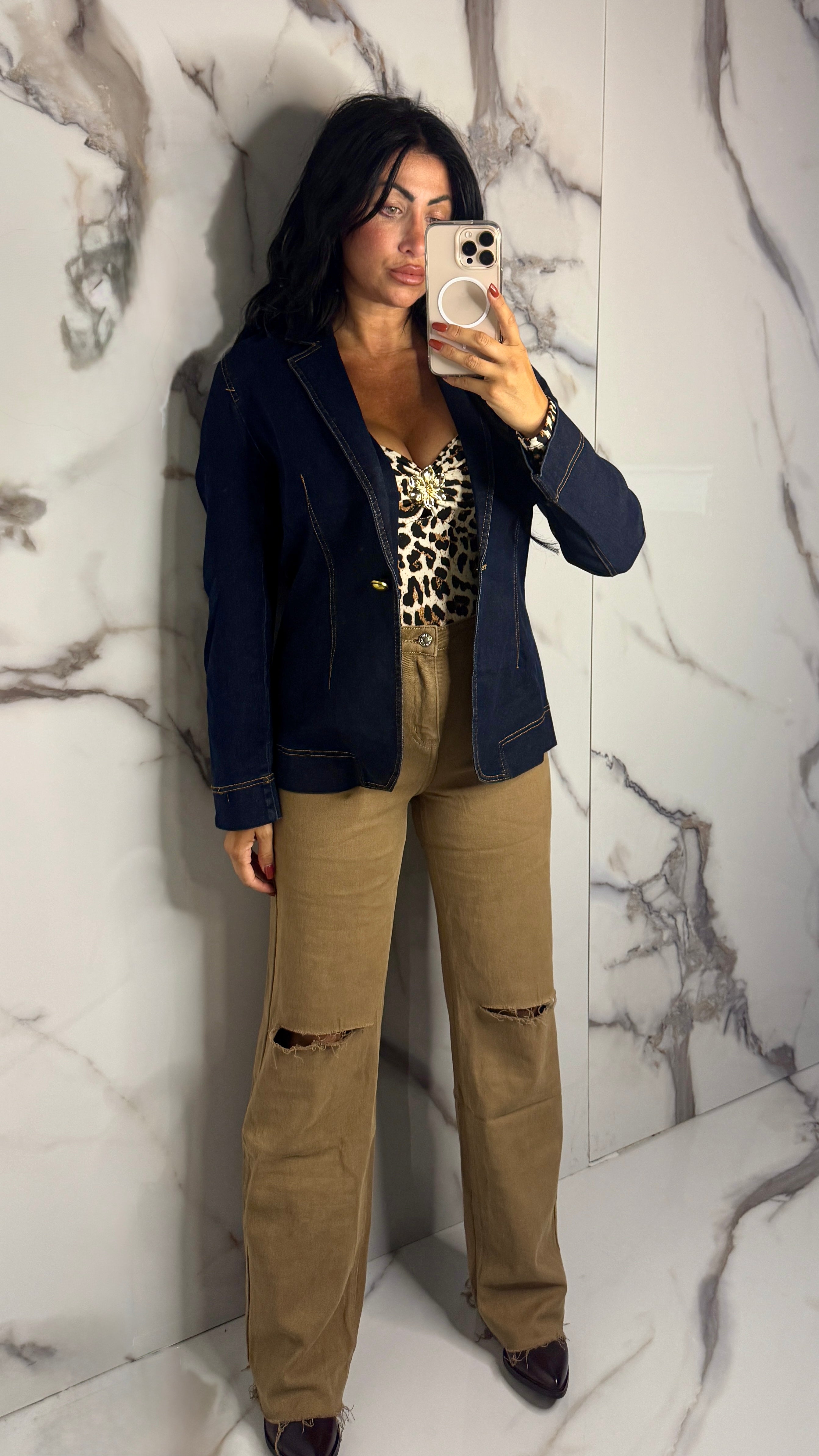 DENIM DÉCHIRÉ (LS9151)