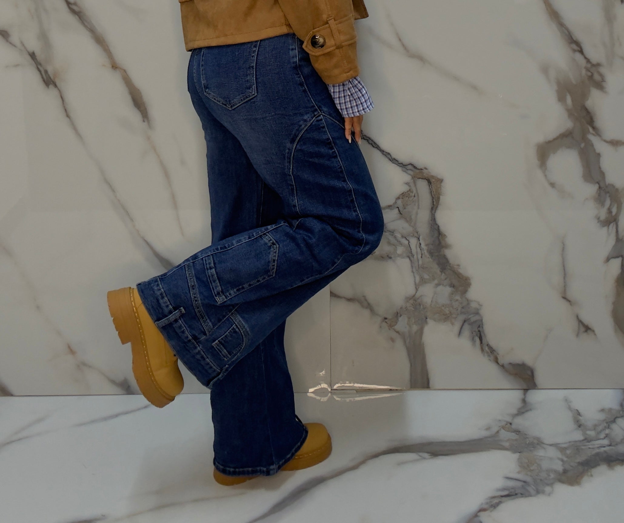 DENIM UNDER POCKET(LM691)