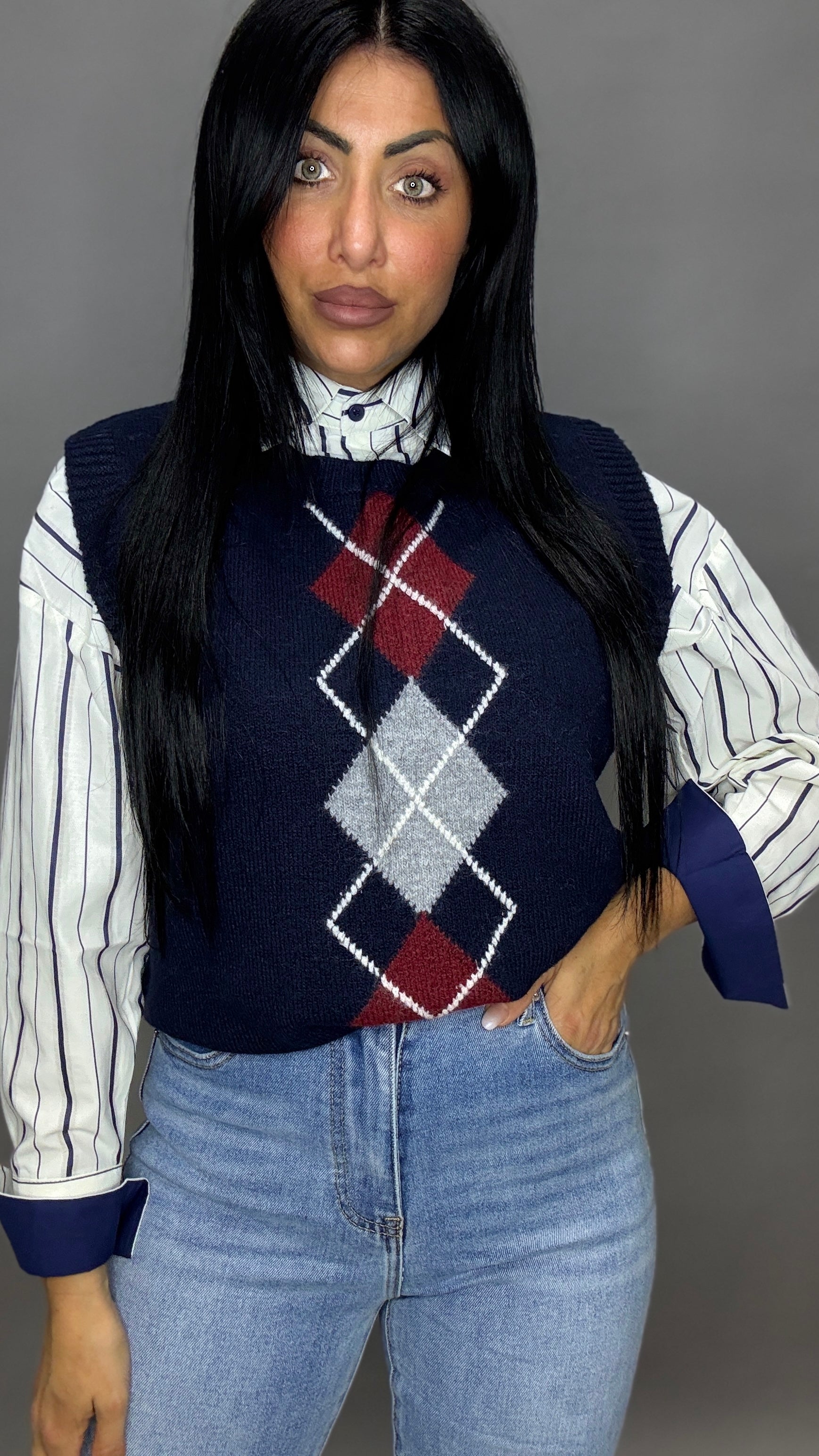 GILET ROMBÈ (MONIQUE)