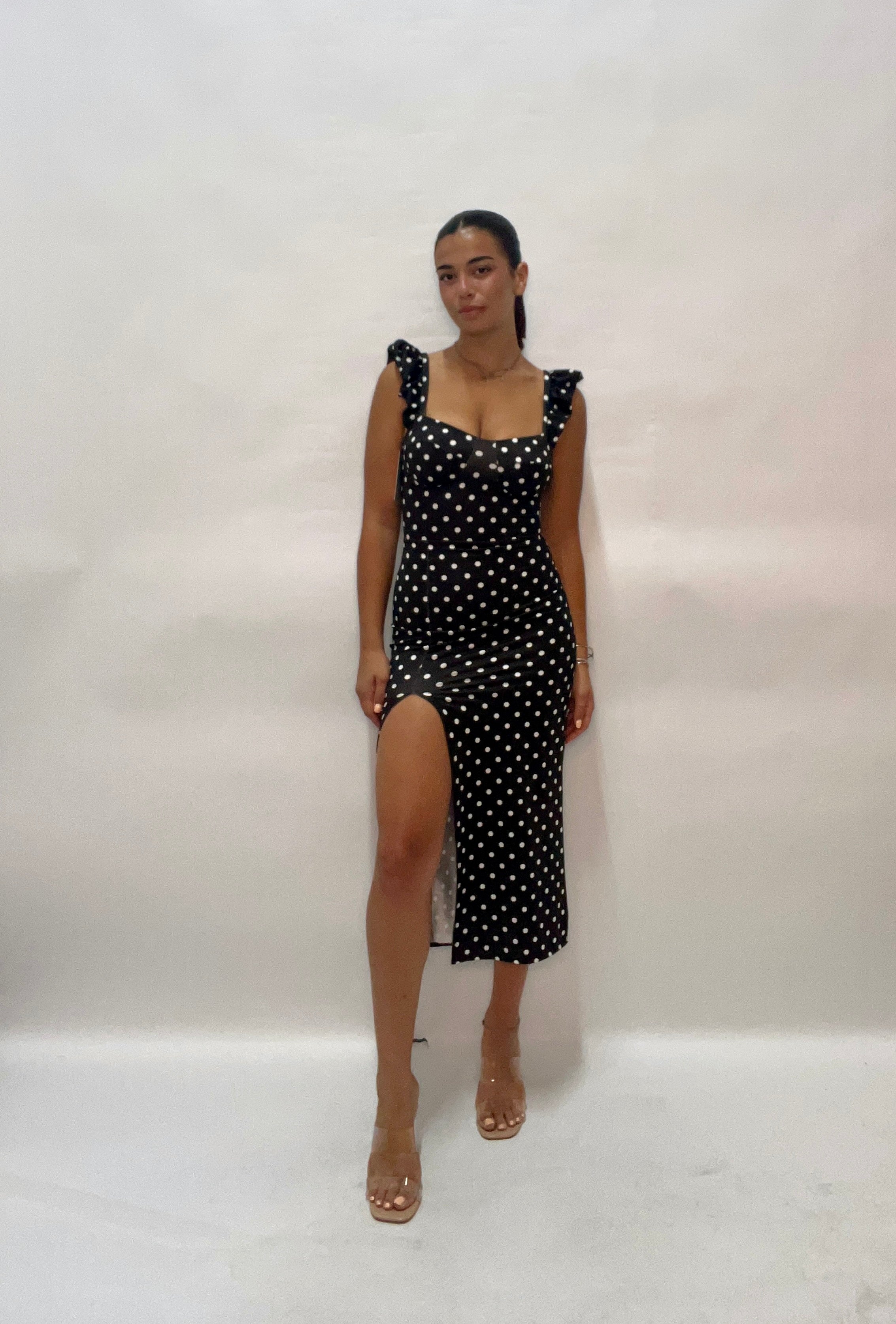 DRESS BLACK POIS (23745)