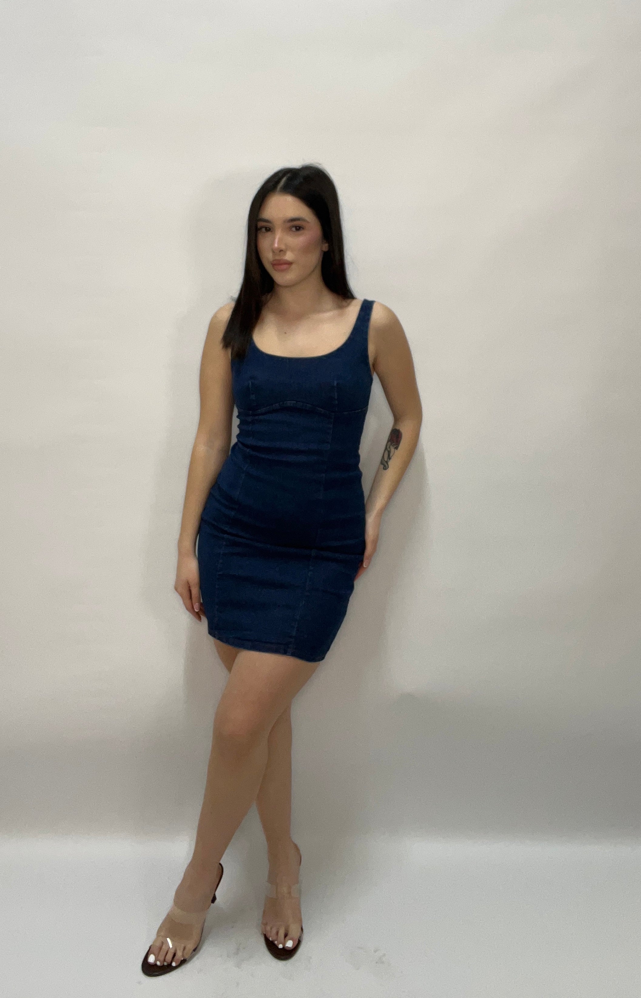 DRESS IN DENIM DAISY (298313)