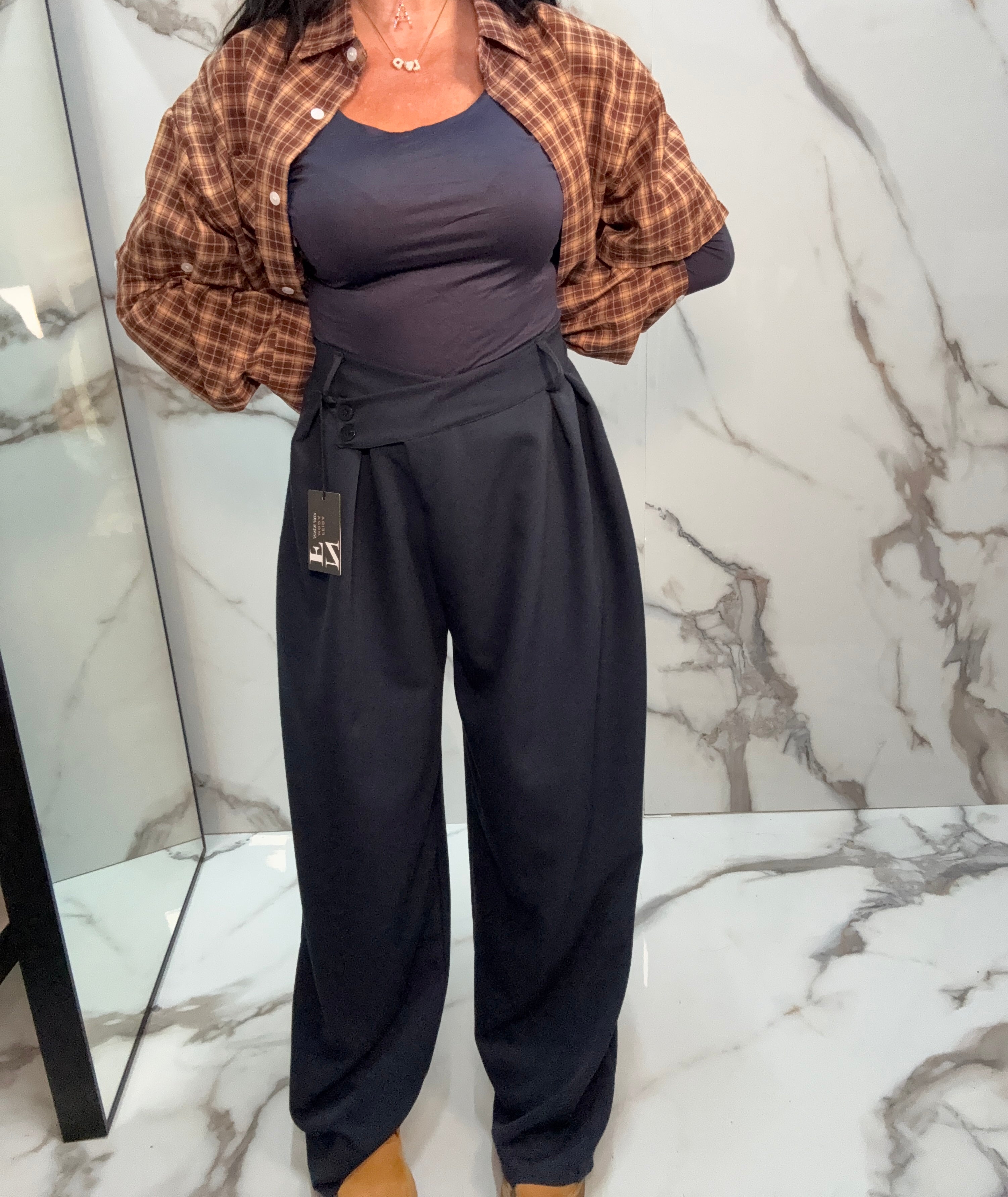 PANTALONE PATRIZIA(NF9245blu)