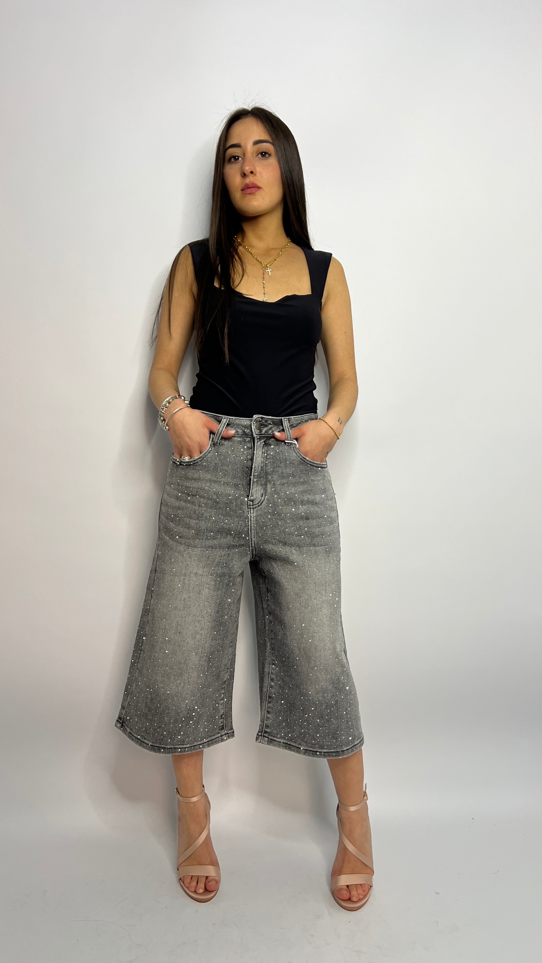 BERMUDA IN DENIM SPARKLE(KW-8590)