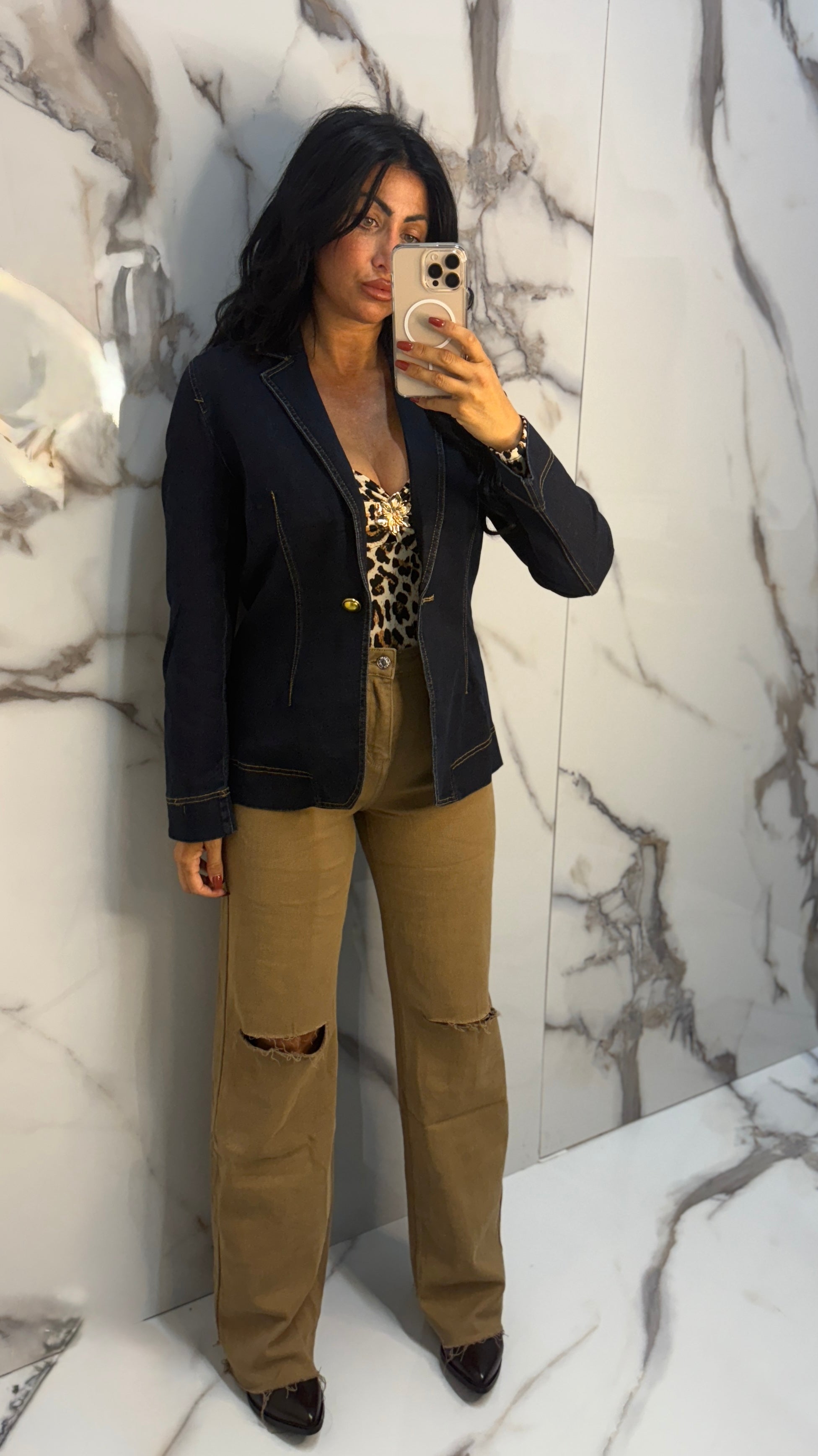 DENIM DÉCHIRÉ (LS9151)