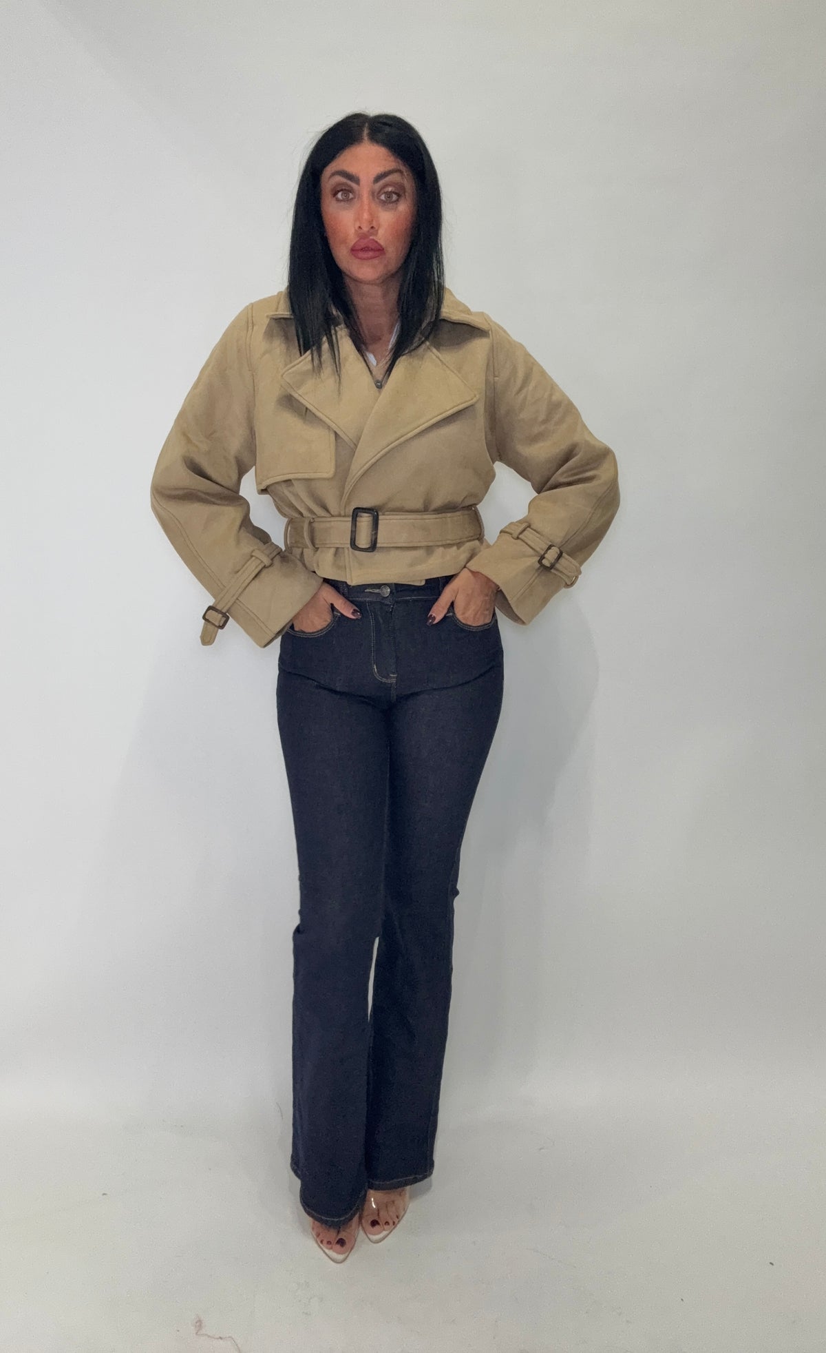 GIUBBOTTO BIKER (Yg26023beige)