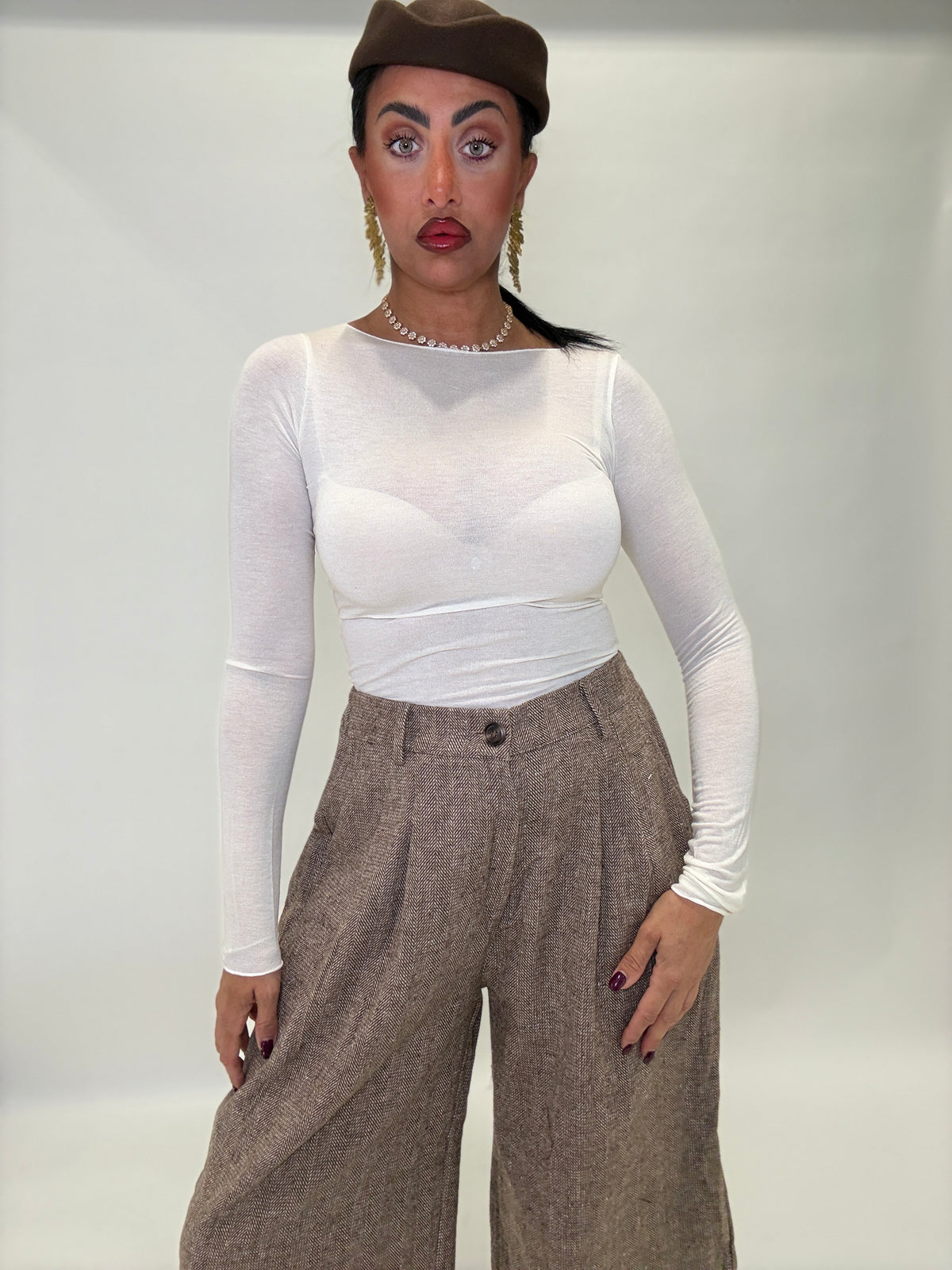 MAGLIETTA CASHMERE (D26495panna)