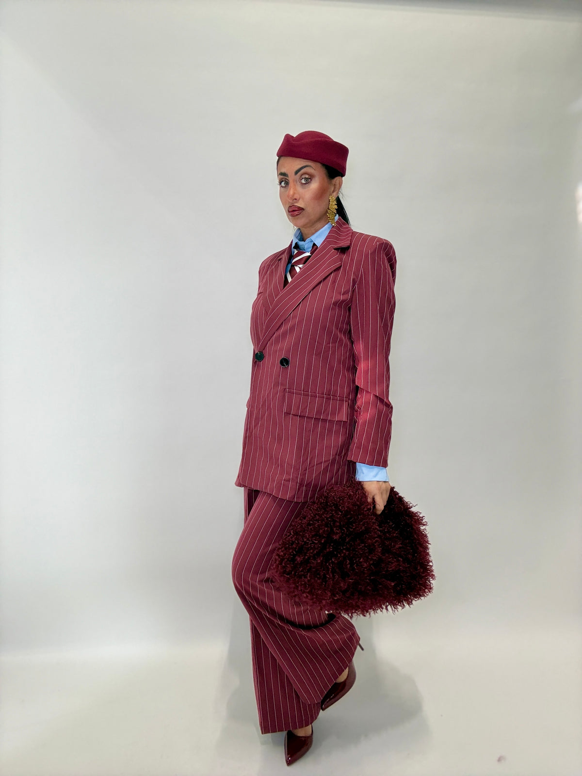 TAILLEUR ANITA (M11190bordeaux)