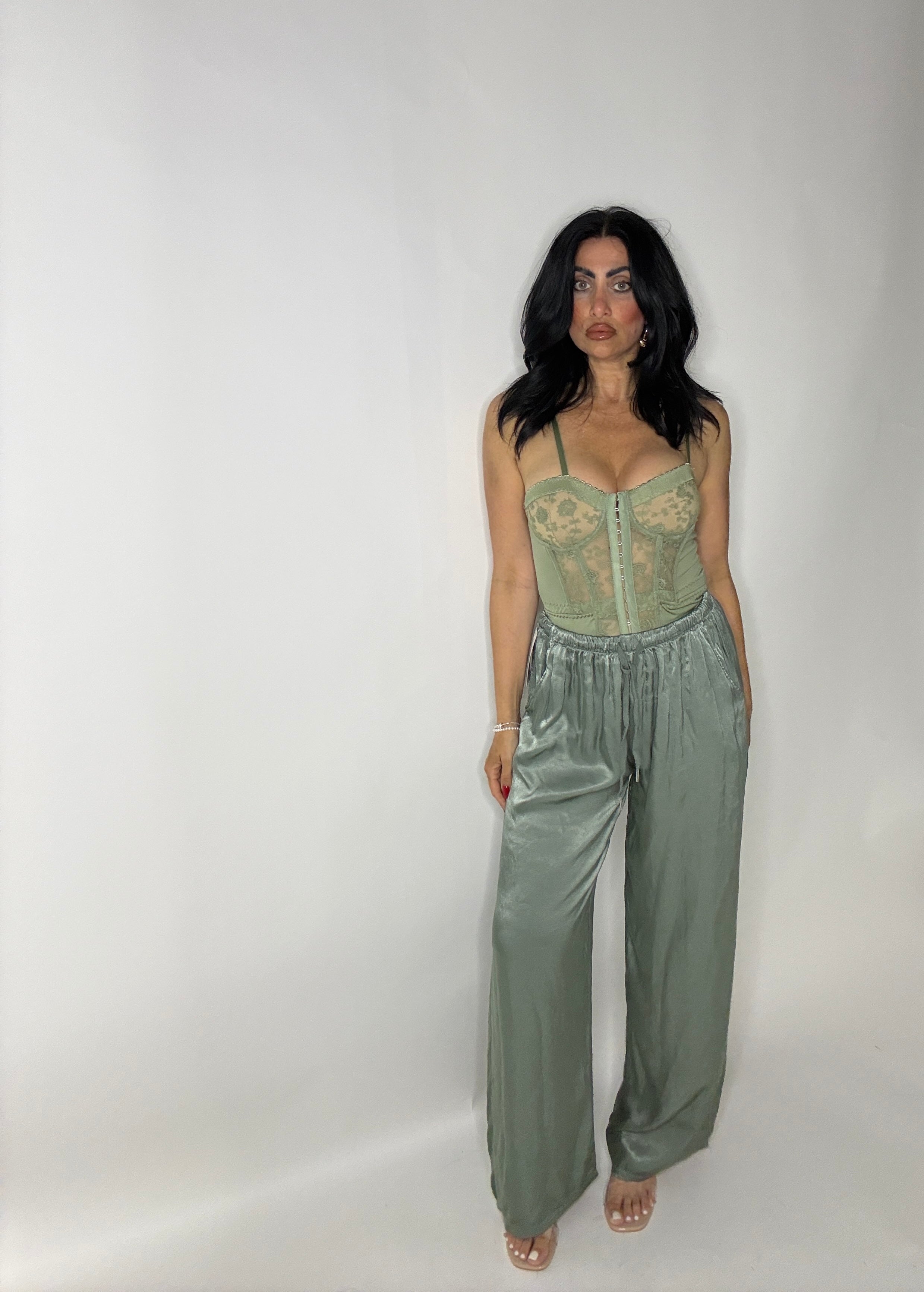 PANTALONI  SATINATI 24205)
