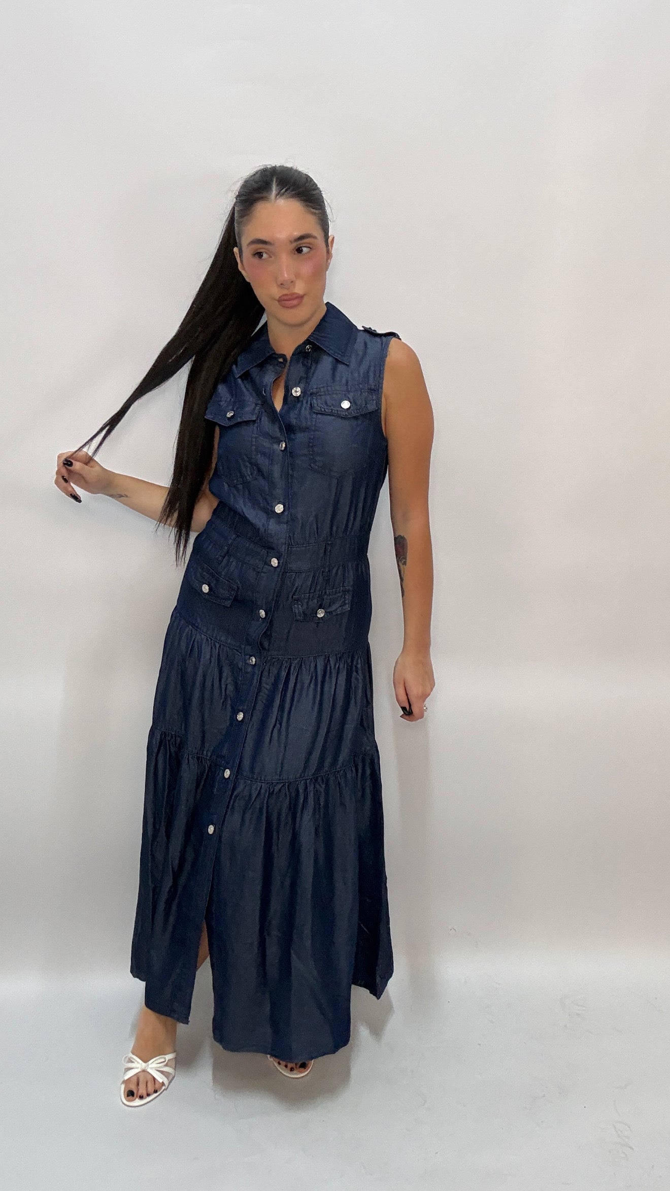 DRESS DENIM AURO (f32530)