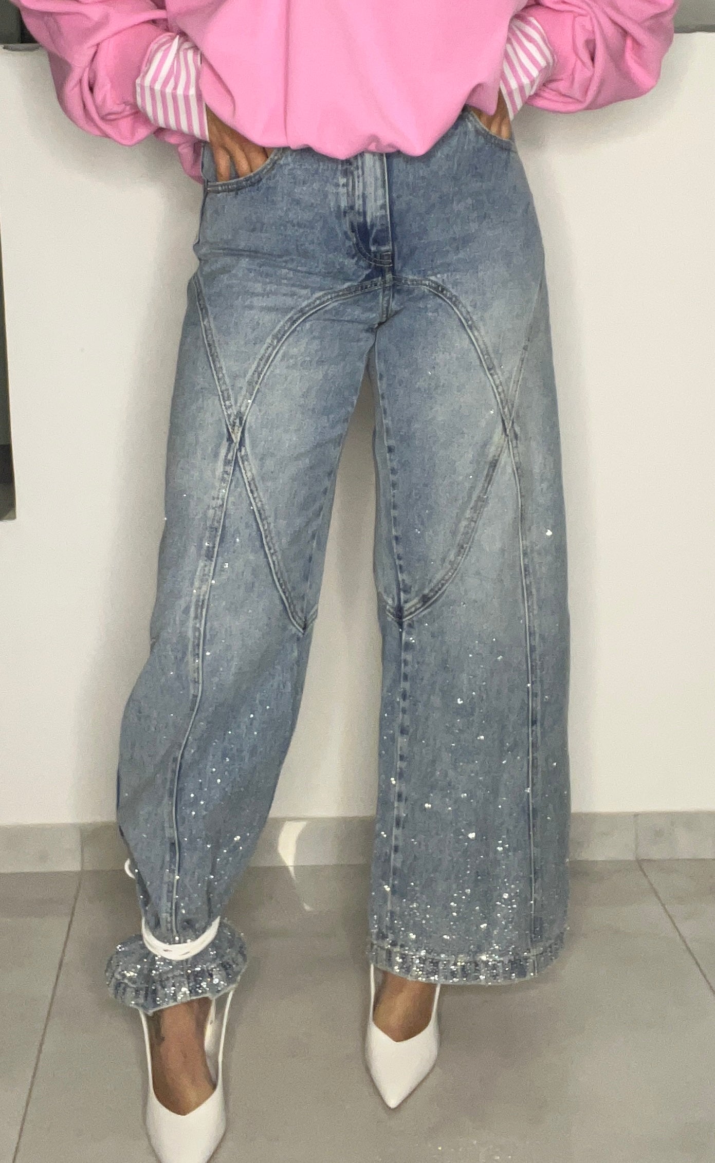 DENIM BALLOON MISSBONBON(H3387)