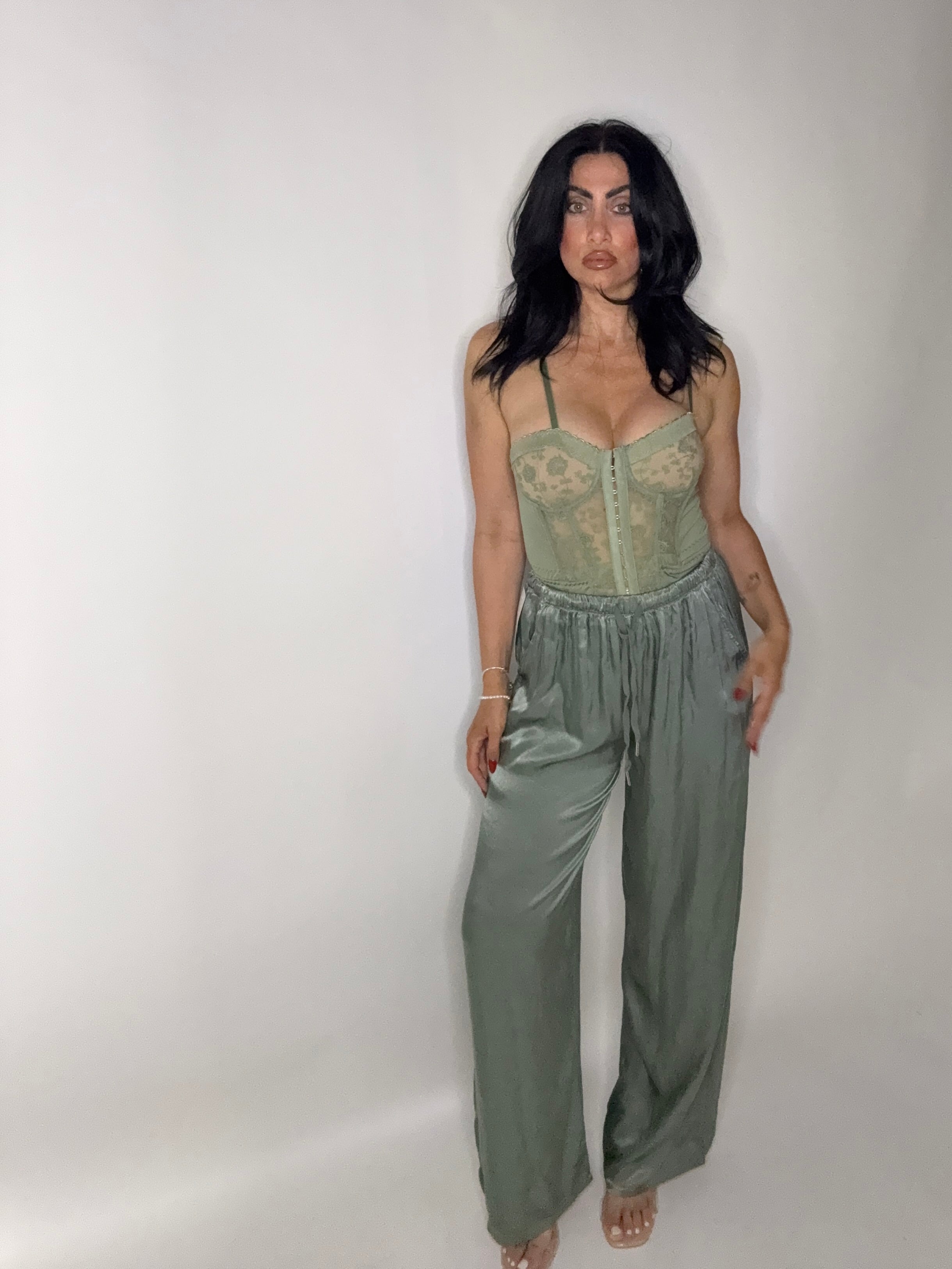 PANTALONI  SATINATI 24205)