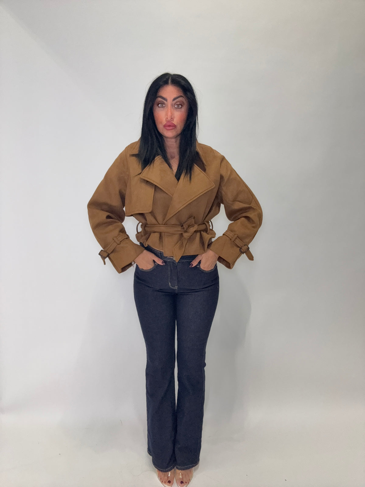 GIUBBOTTO BIKER (Yg26023camel)