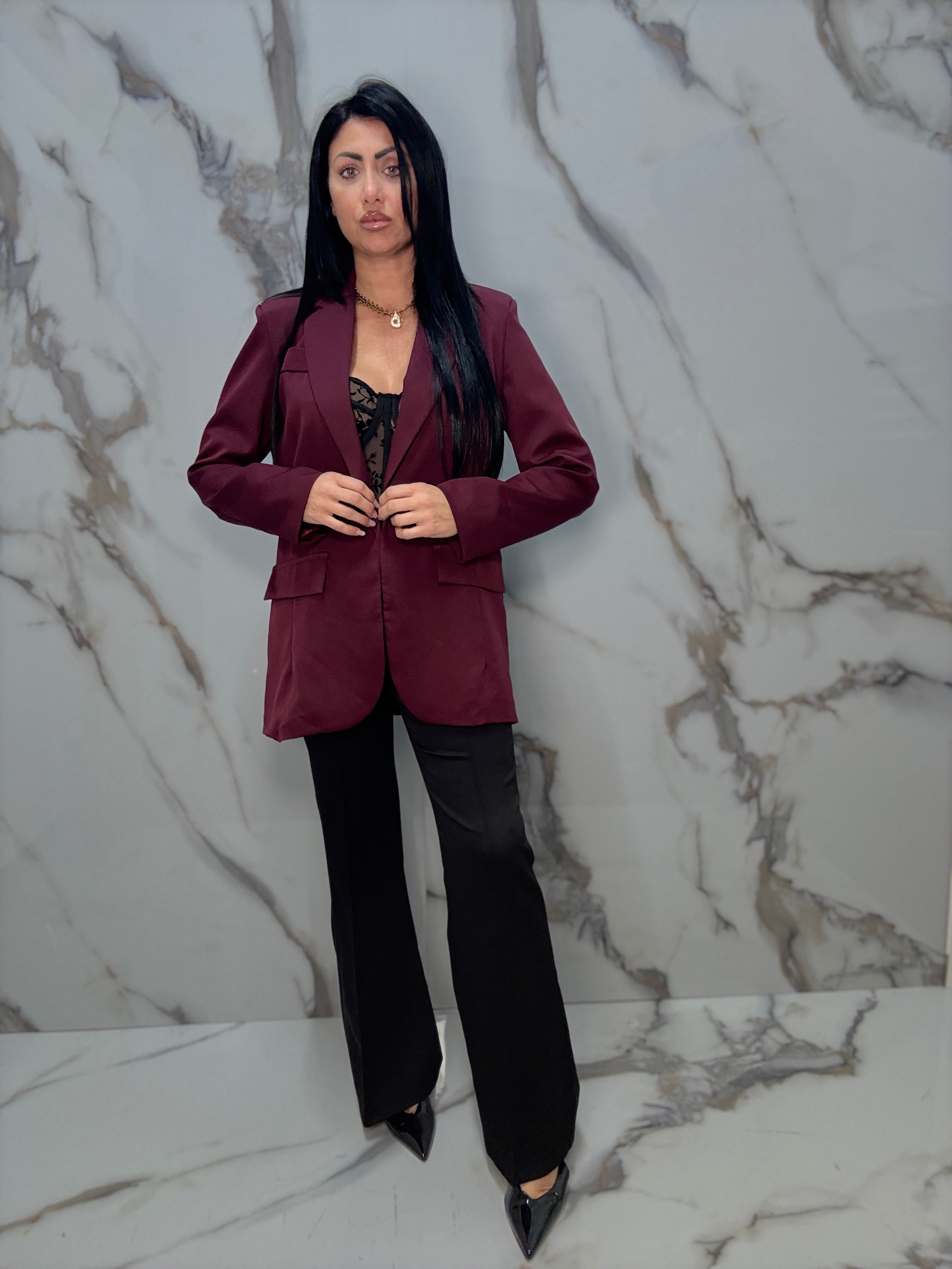 PANTALONI A ZAMPA(M11627)