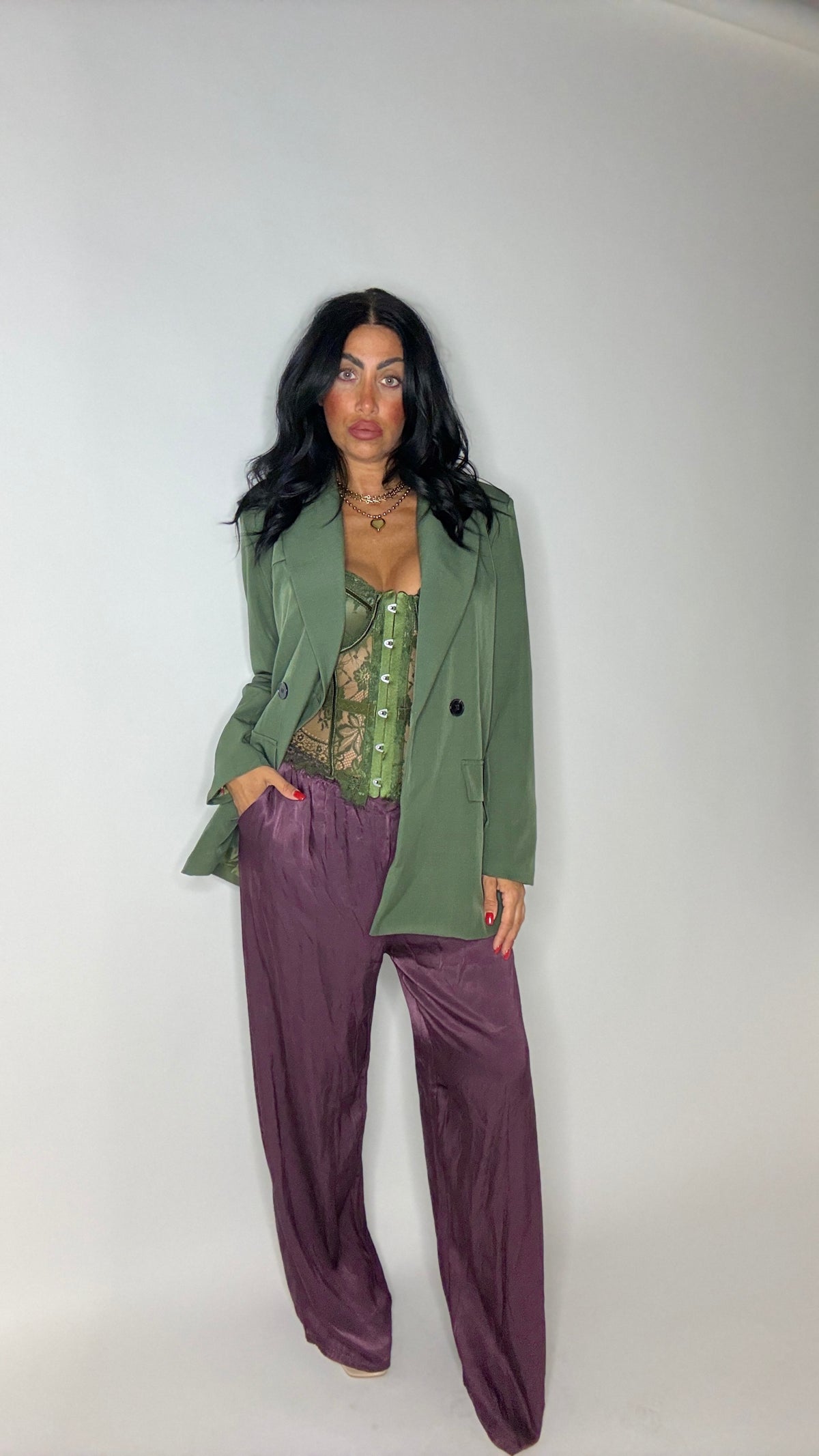 PANTALONI satin (24205)