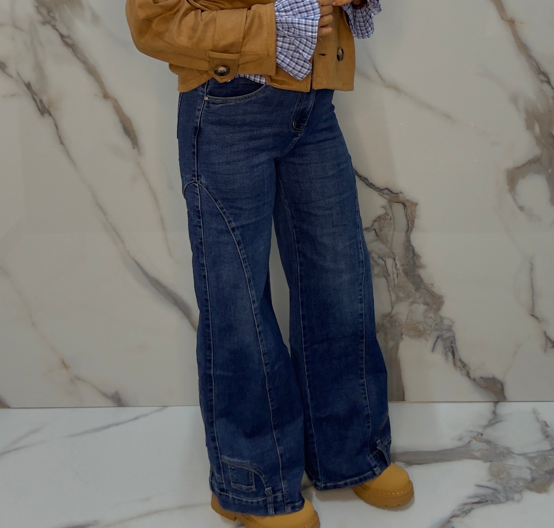DENIM UNDER POCKET(LM691)