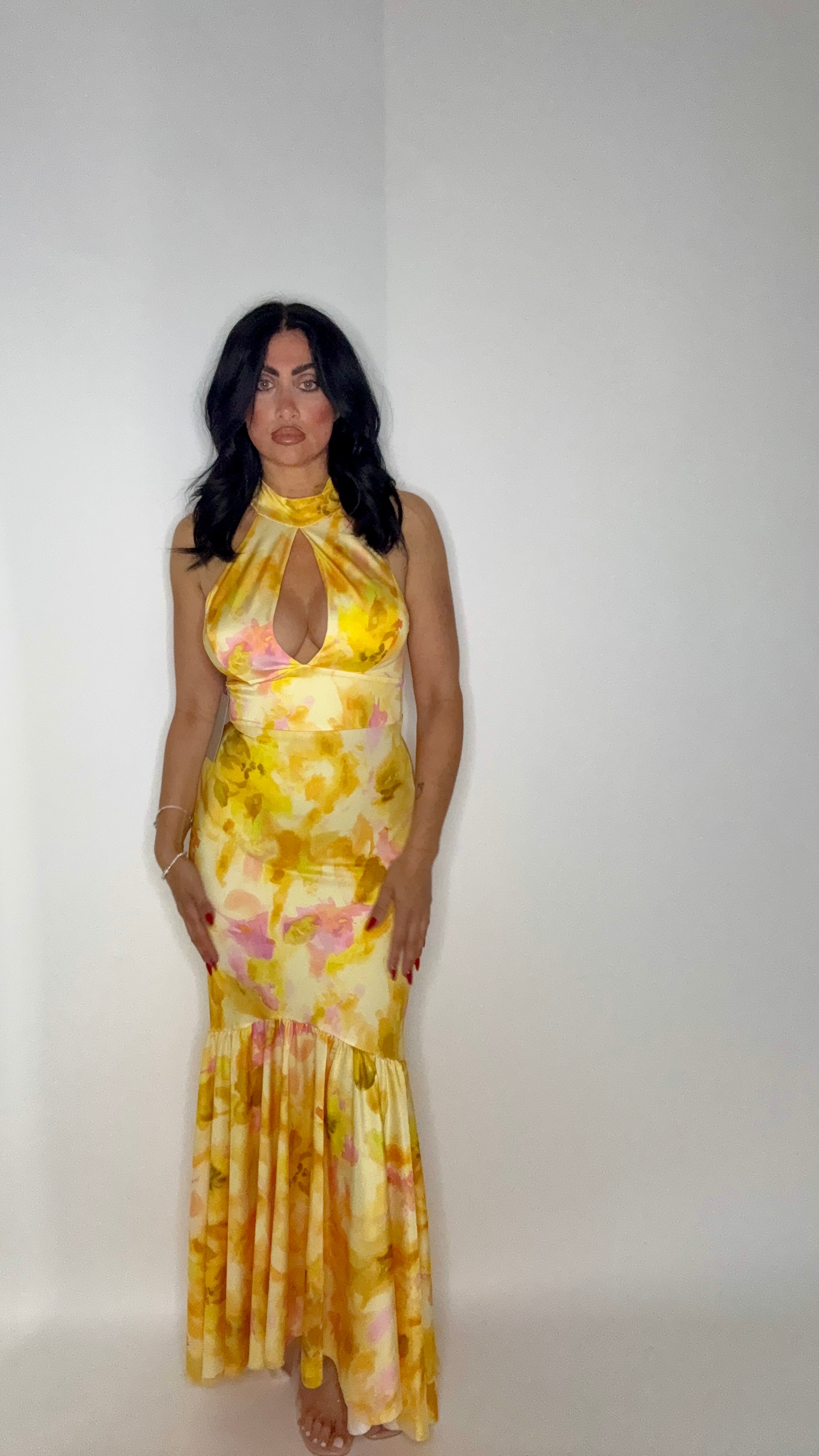 DRESS YELLOW LUANA (28038)