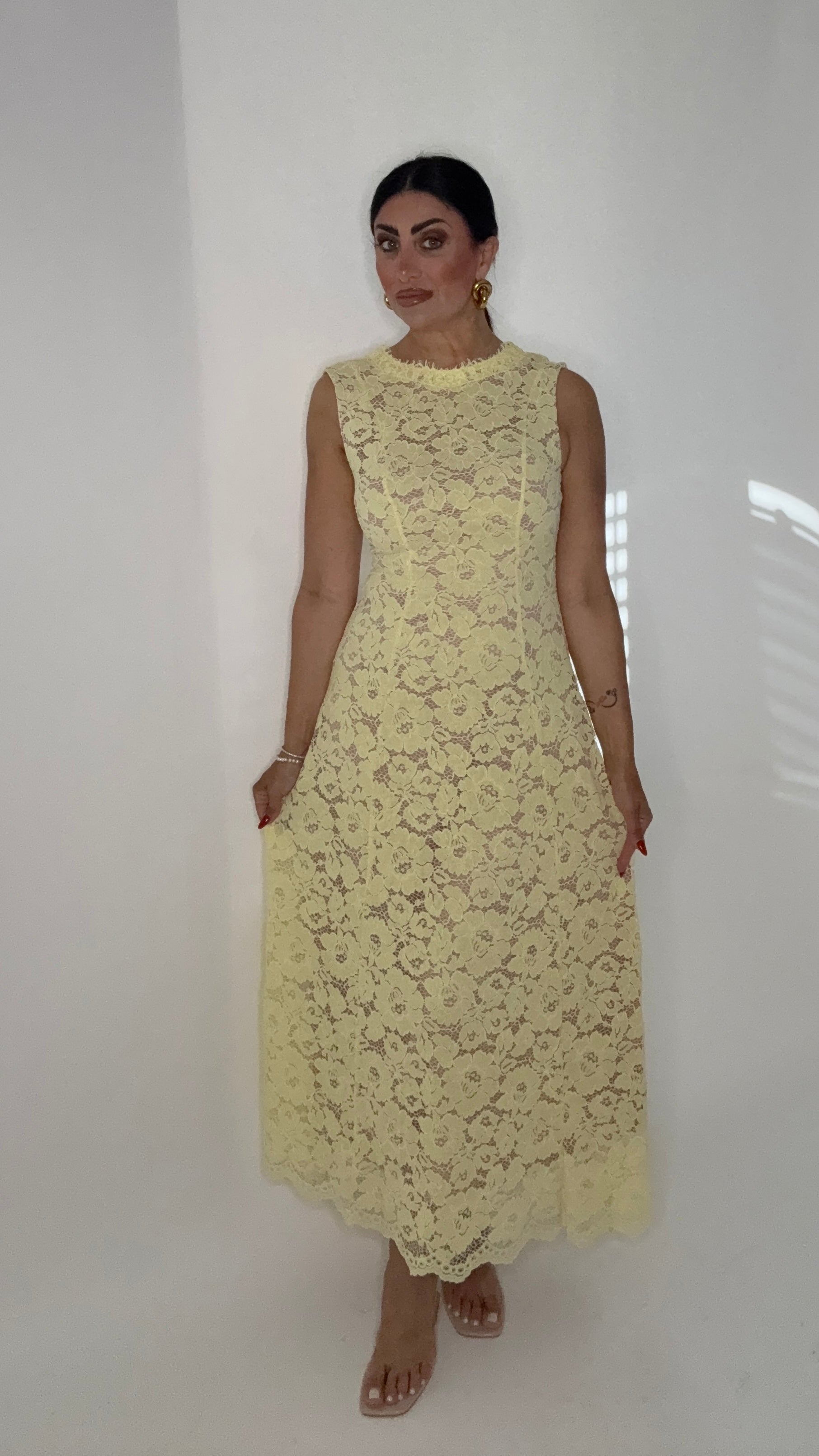 DRESS DORÈA. (15935 giallo)