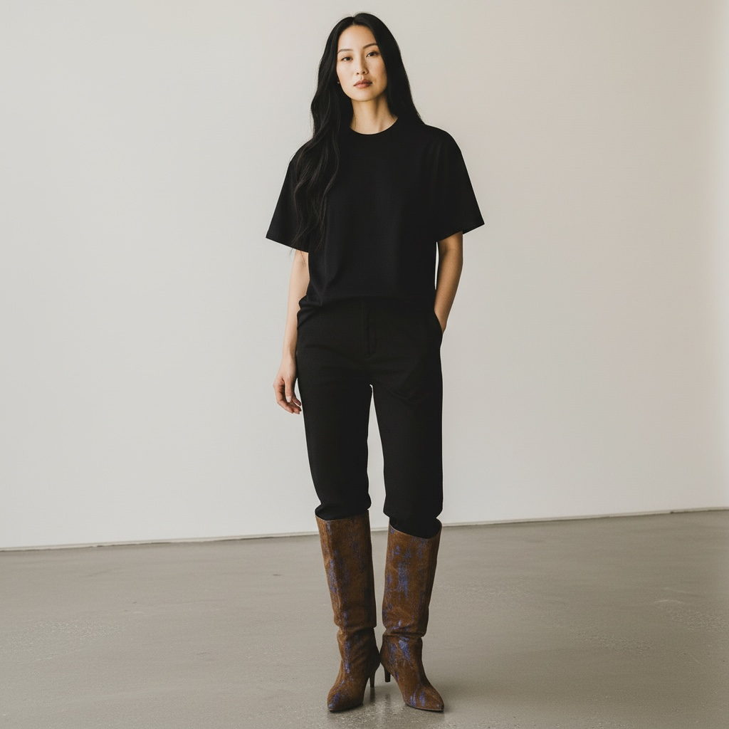 STIVALE INDIGO(K0142marrone)