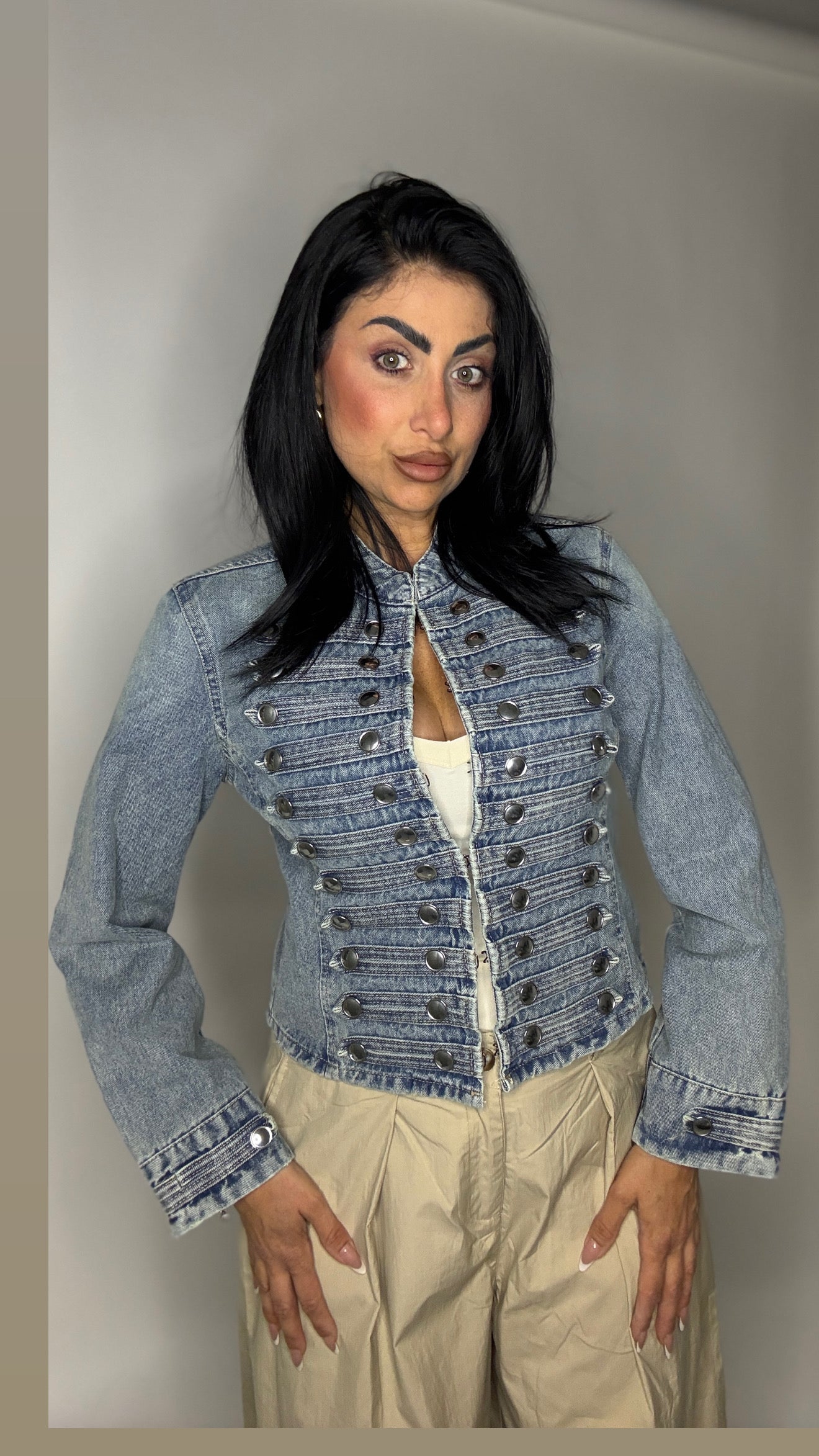 GIUBBOTTO IN DENIM napoleone