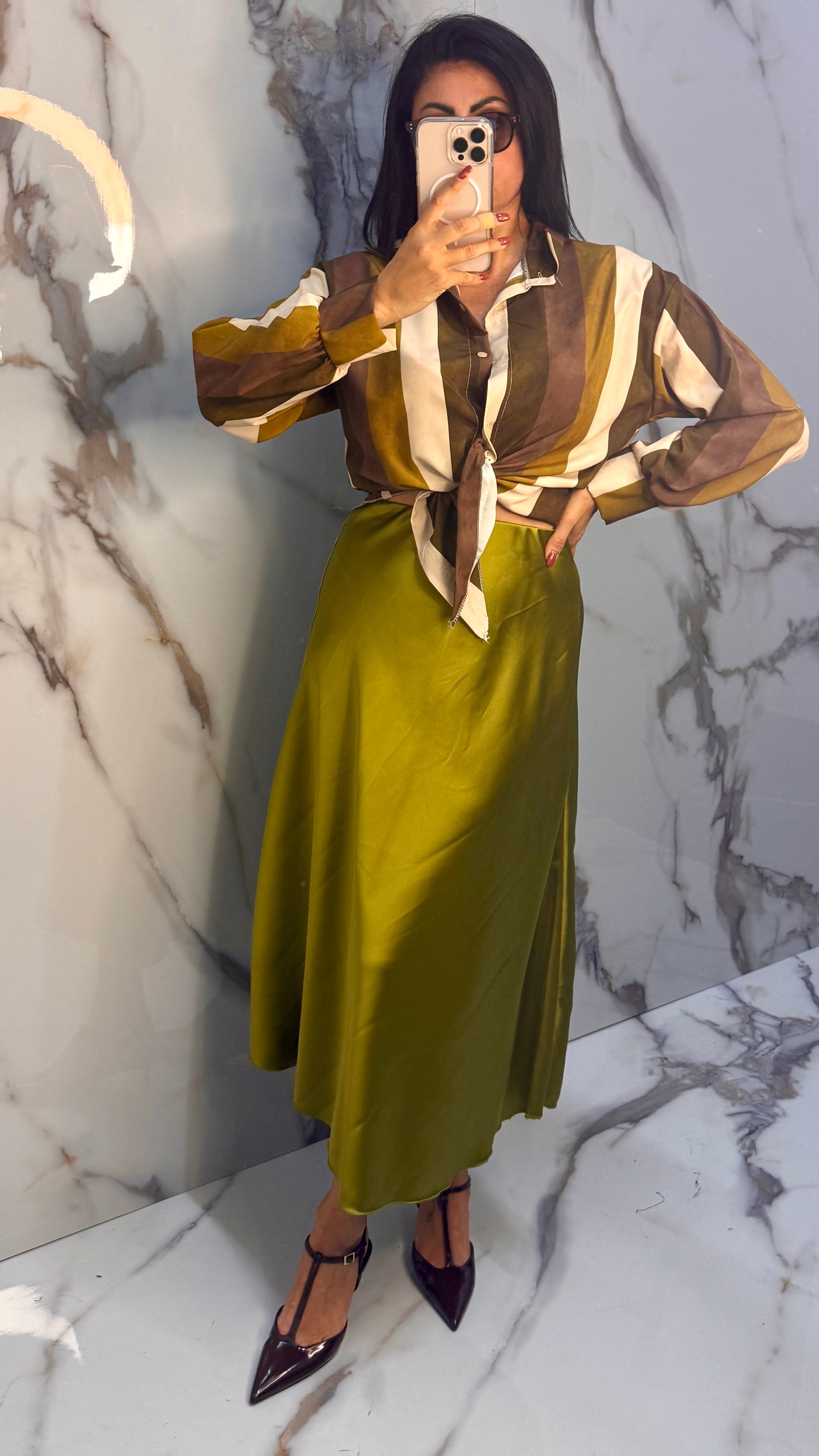 CAMICIA GREEN LIGHT(9822verde)