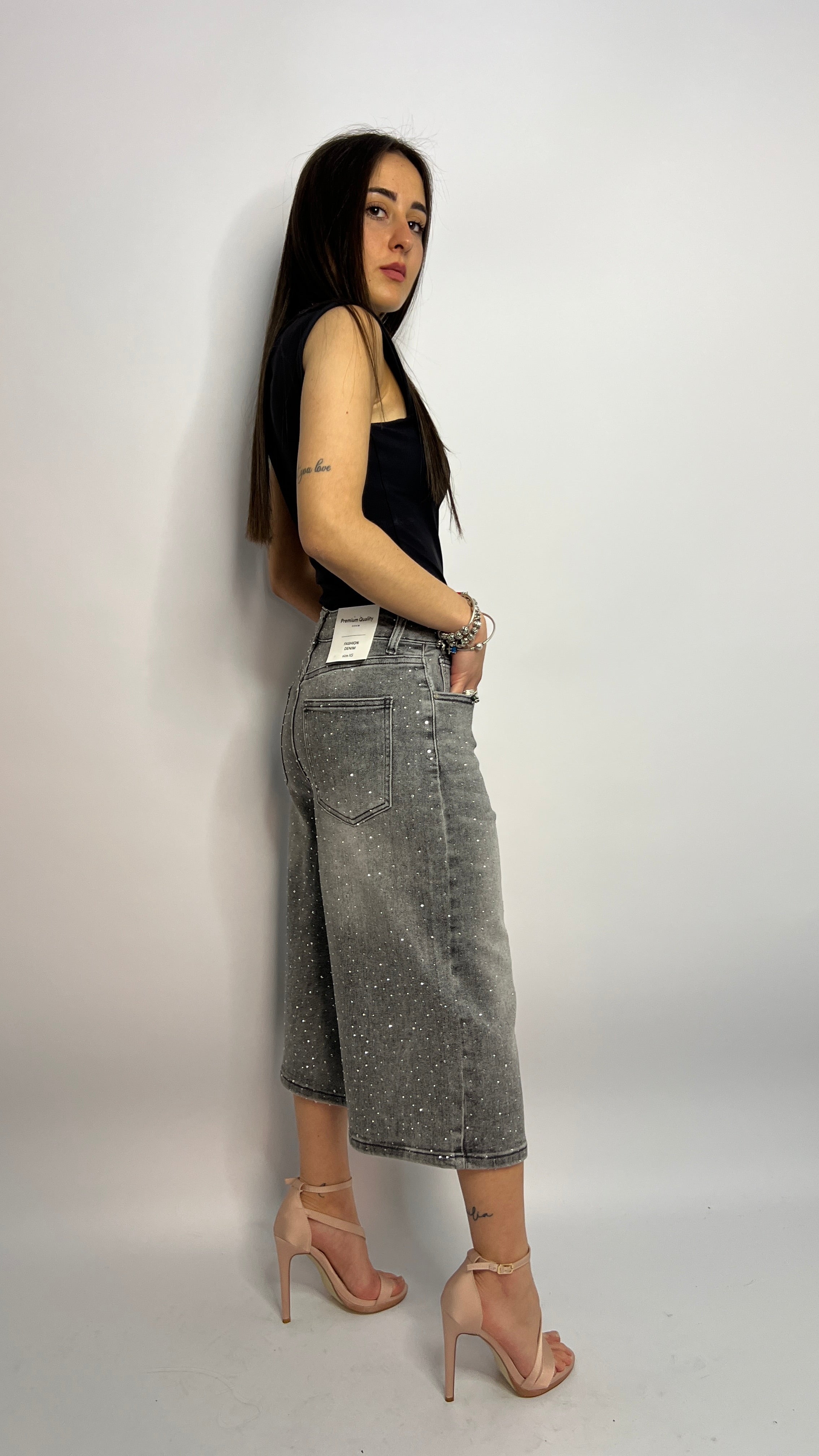 BERMUDA IN DENIM SPARKLE(KW-8590)