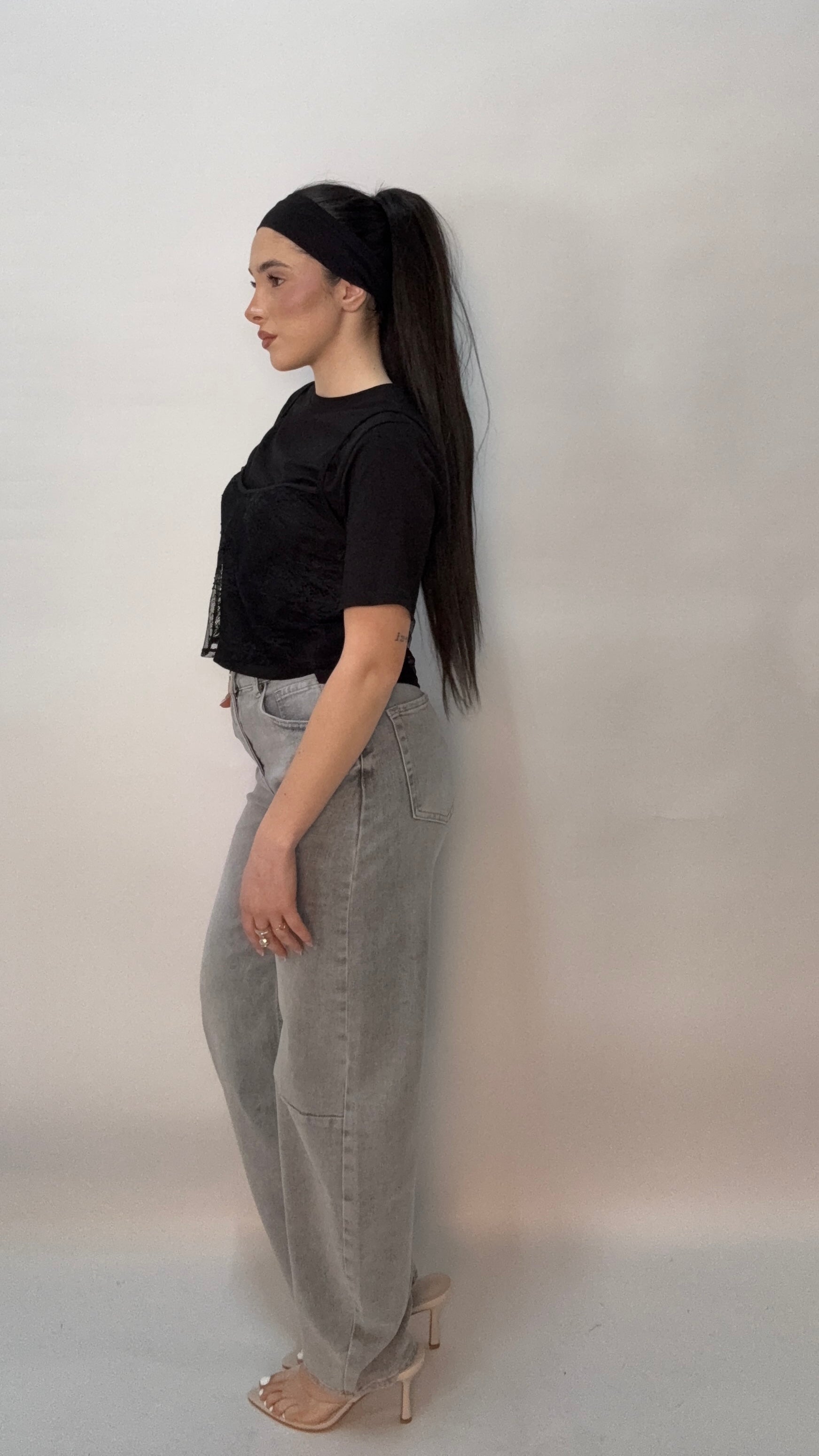 DENIM BALLOON GREY(JA21-1)