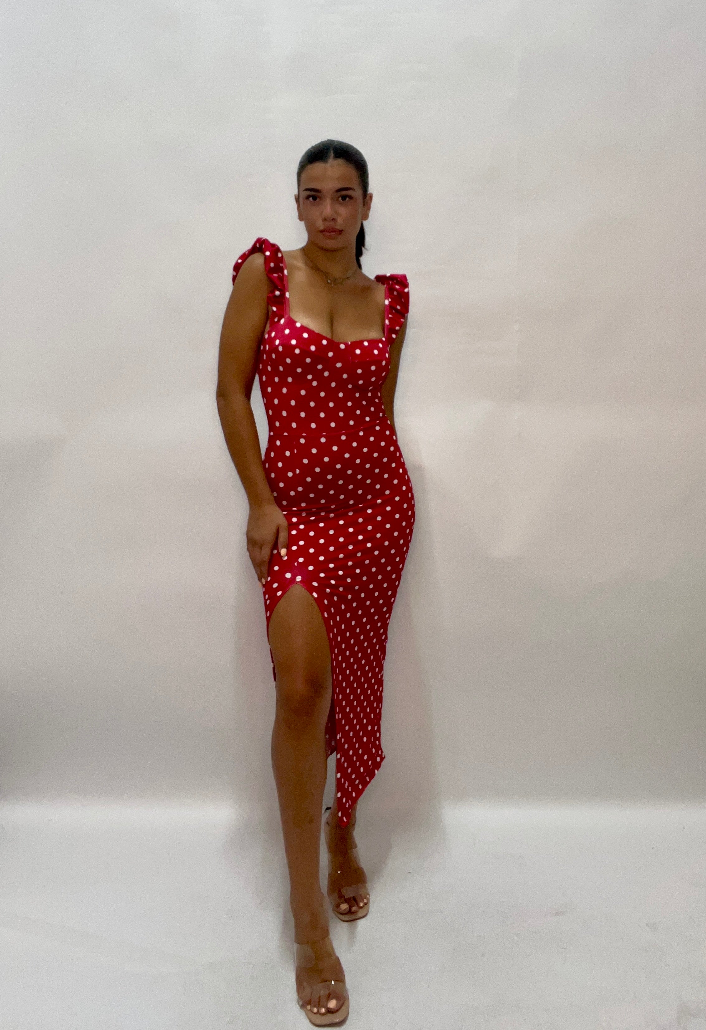 DRESS POIS RED (23745)