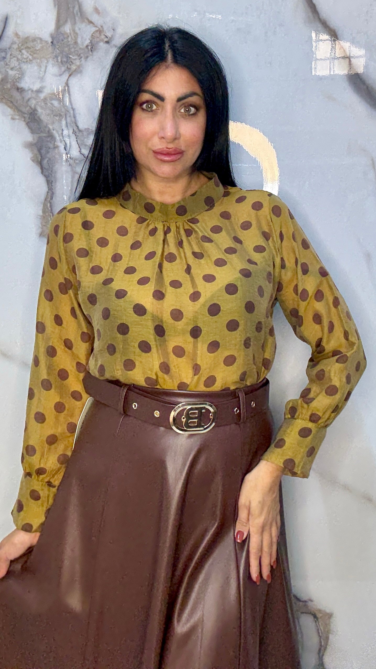 BLUSA POIS(IN309504verde)