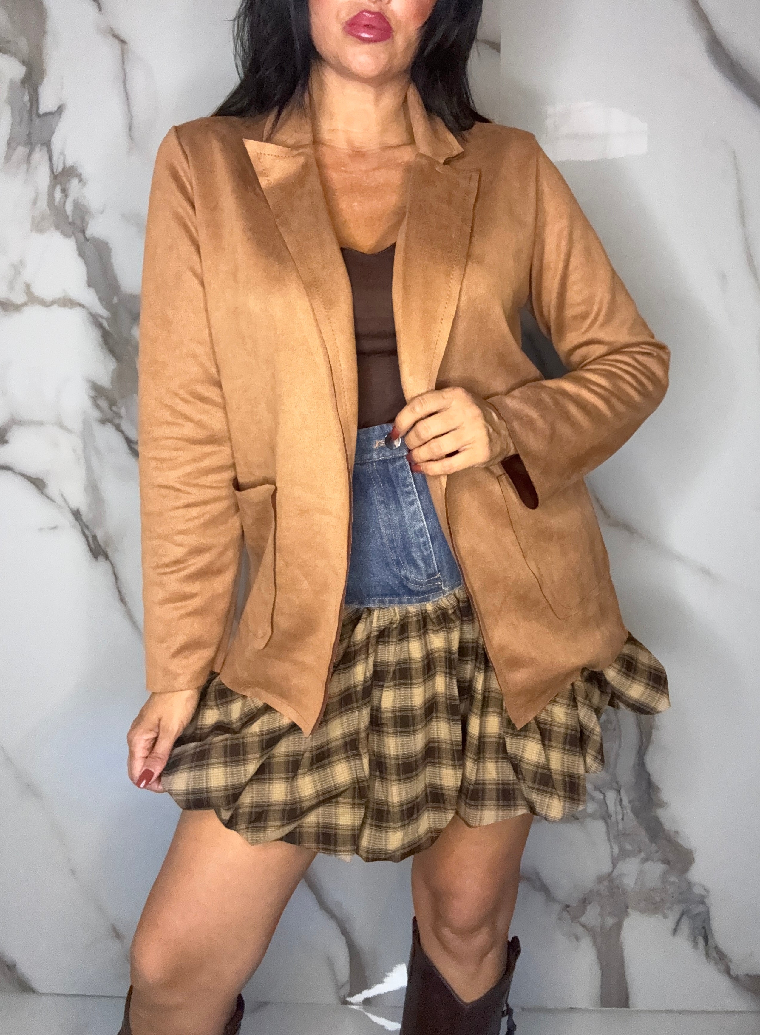 BLAZER CAMOSCIO (5240