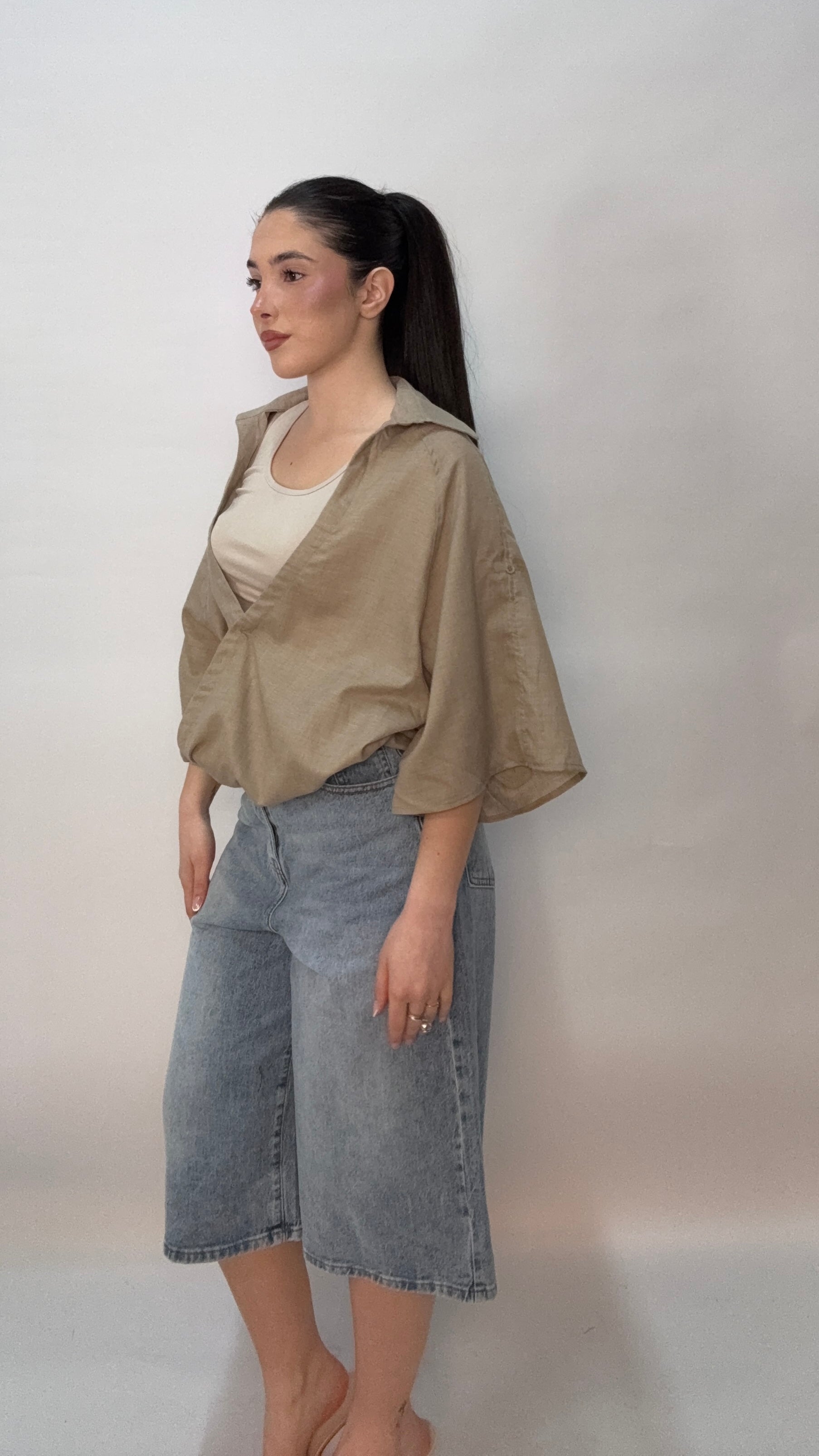 CAMICIA CON TOP (mfs16235)