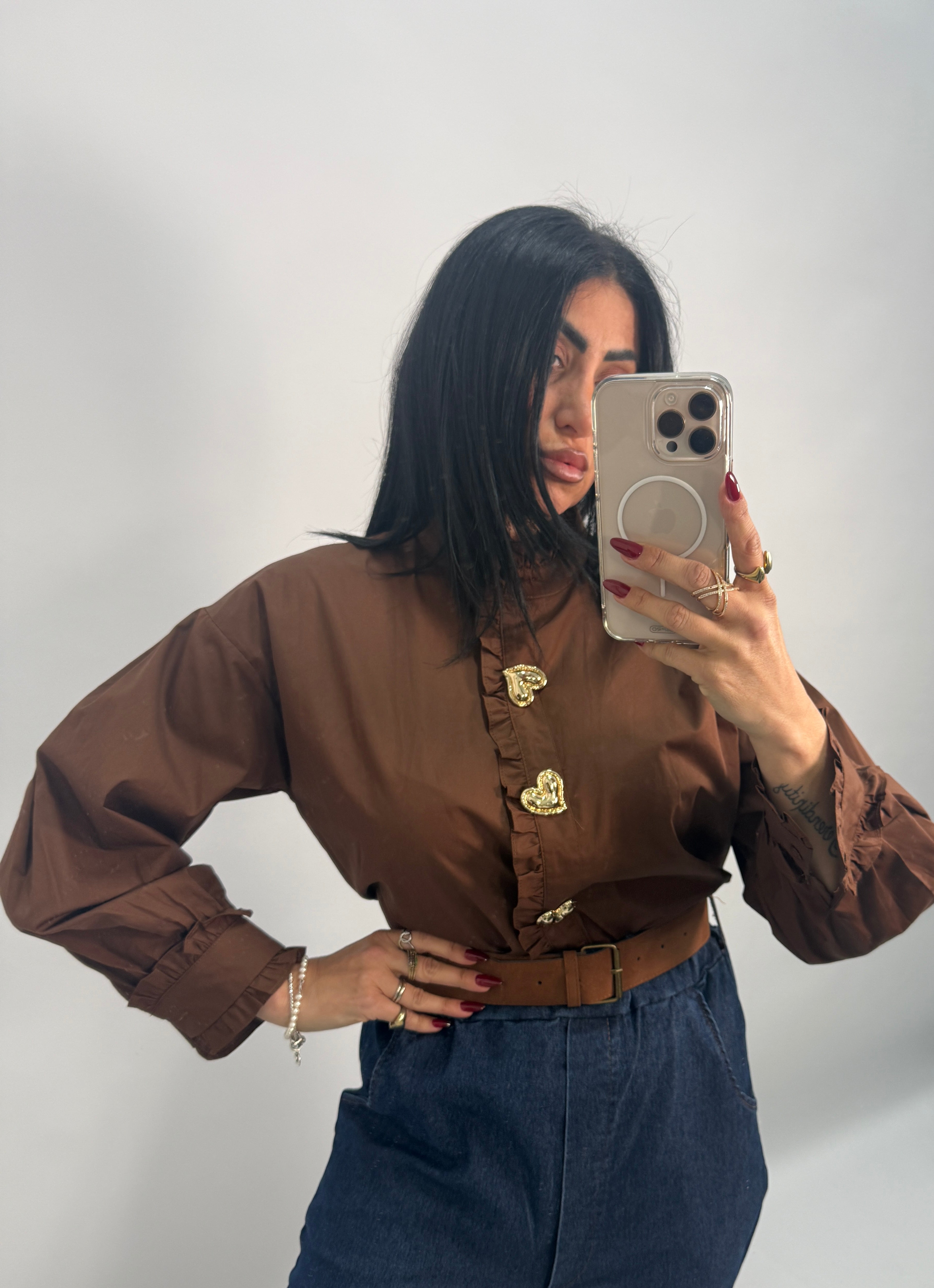 CAMICIA CUORE(H10976)