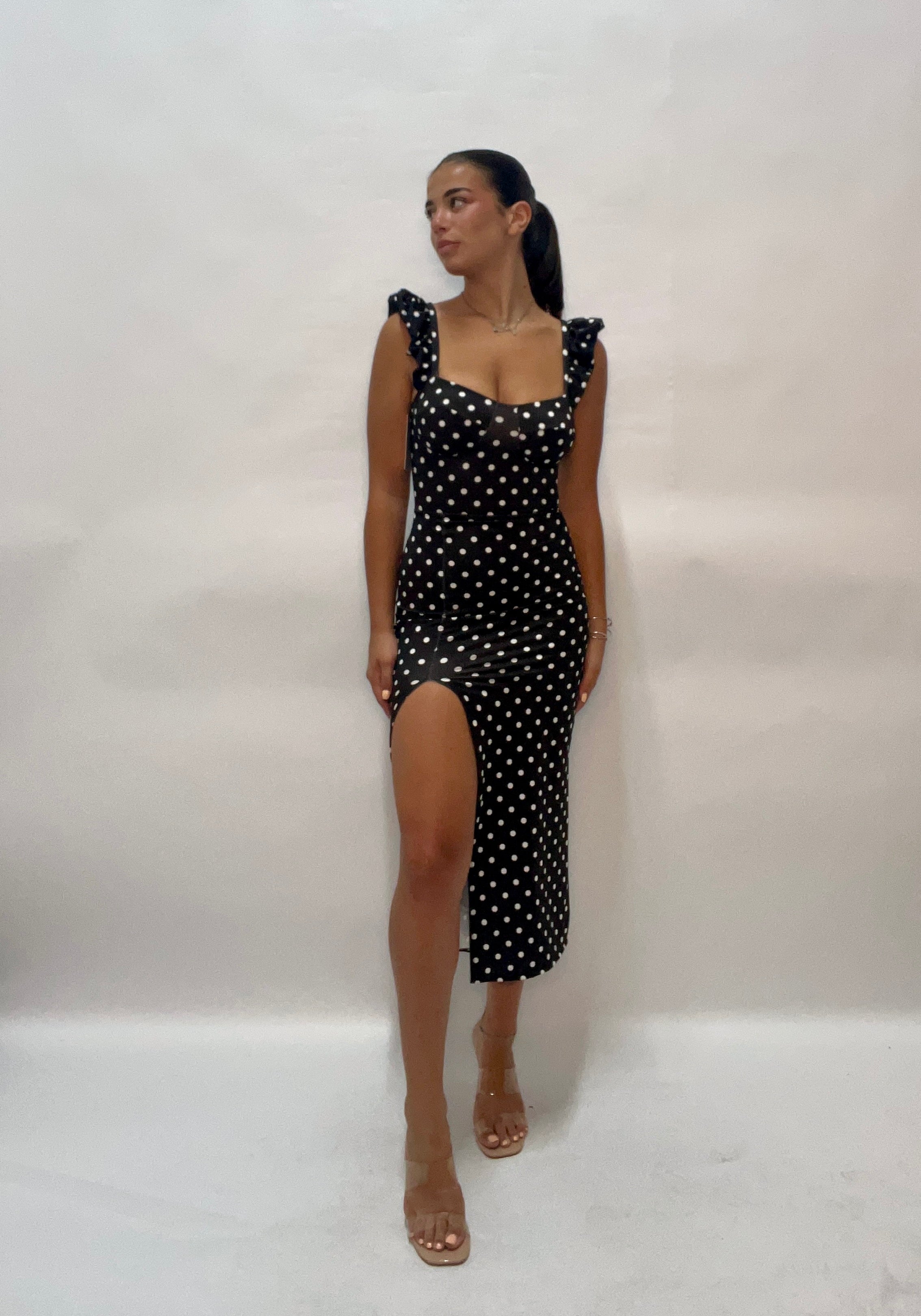 DRESS BLACK POIS (23745)