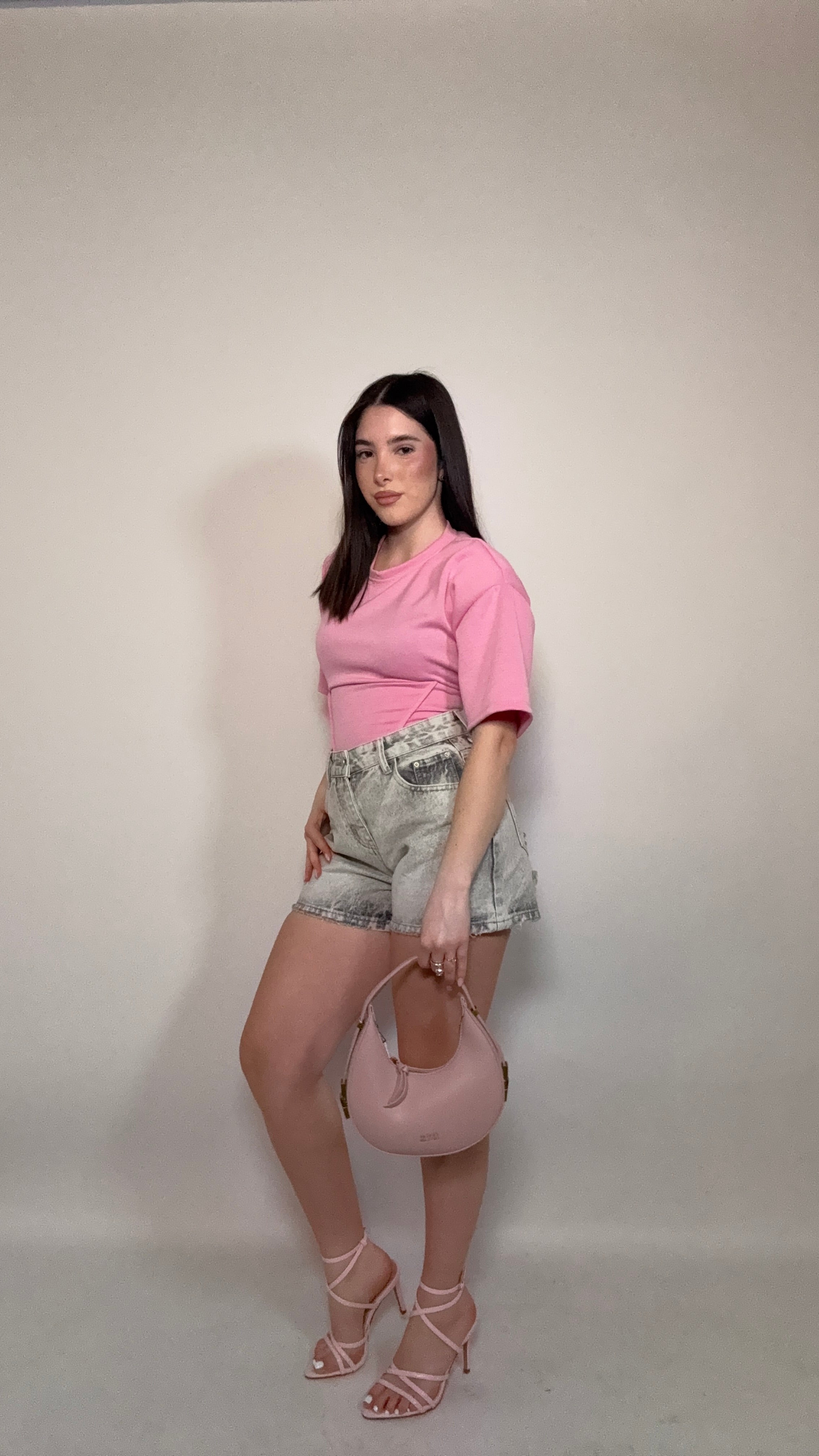 SHORTS  PINK (yd9009-1)