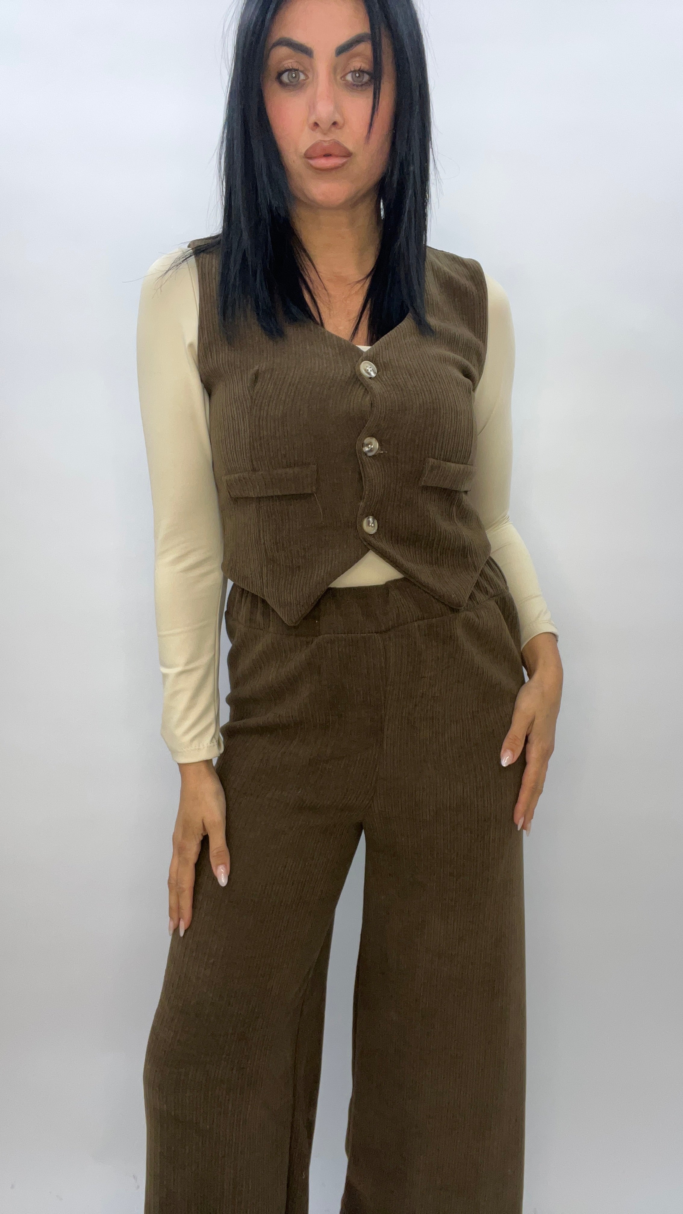 TAILLEUR GILET IN CINIGLIA (3649)neg