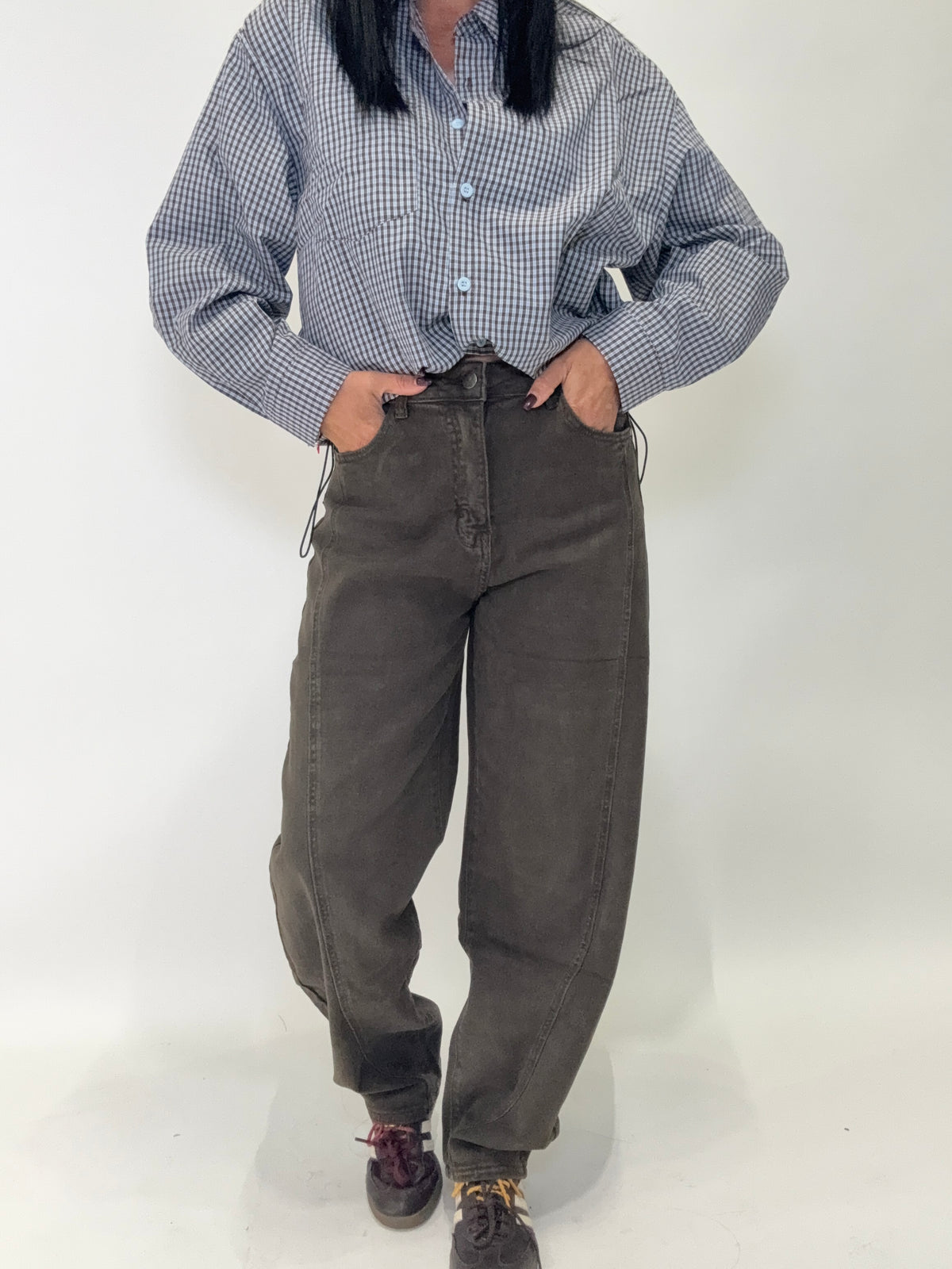 DENIM BROWN LOST (Jf487-3)