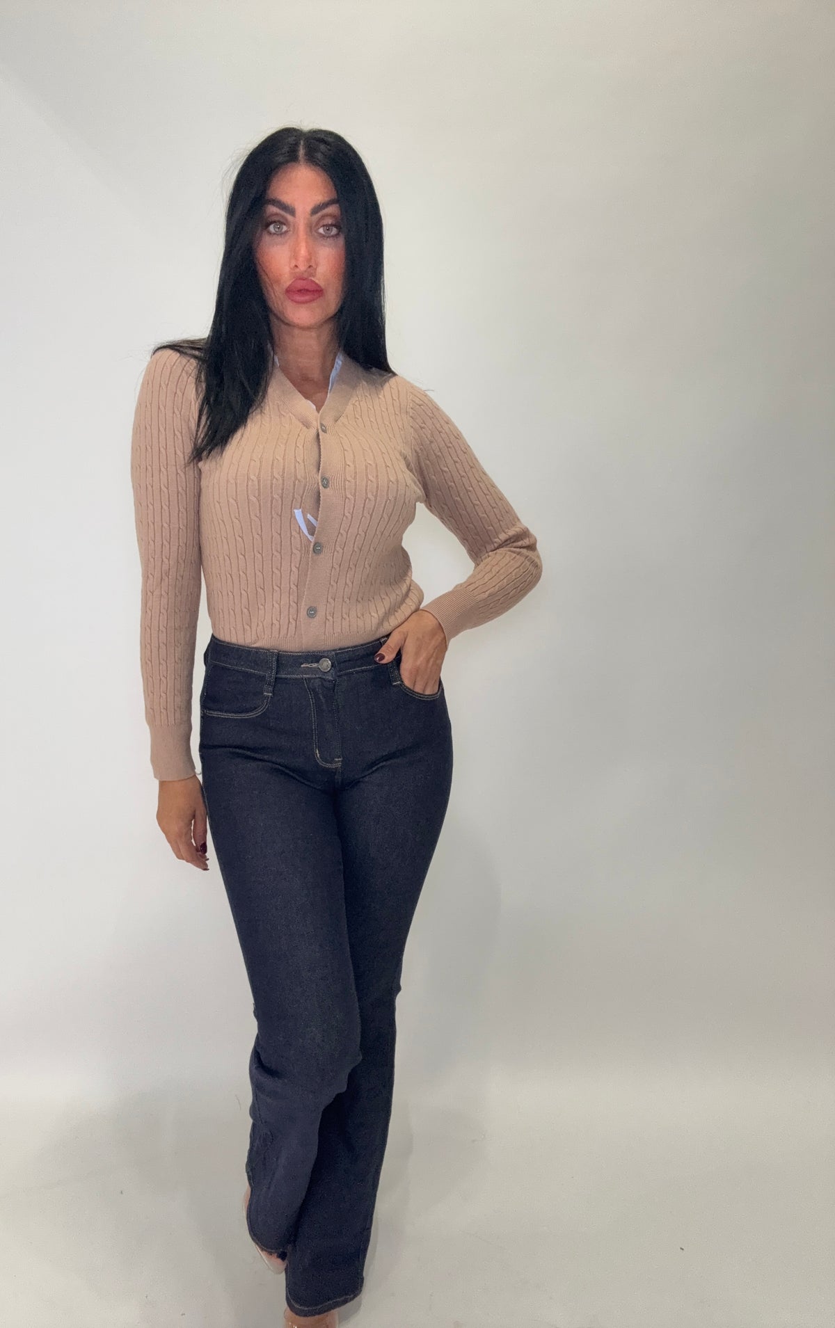 CARDIGAN RUFFLE (Mxx16579)