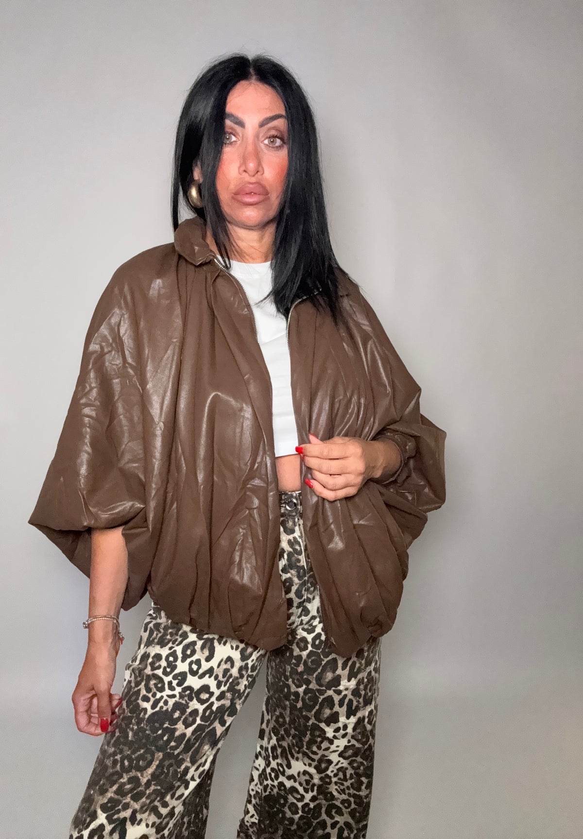 GIUBBOTTO RAW TAN (W697marrone)