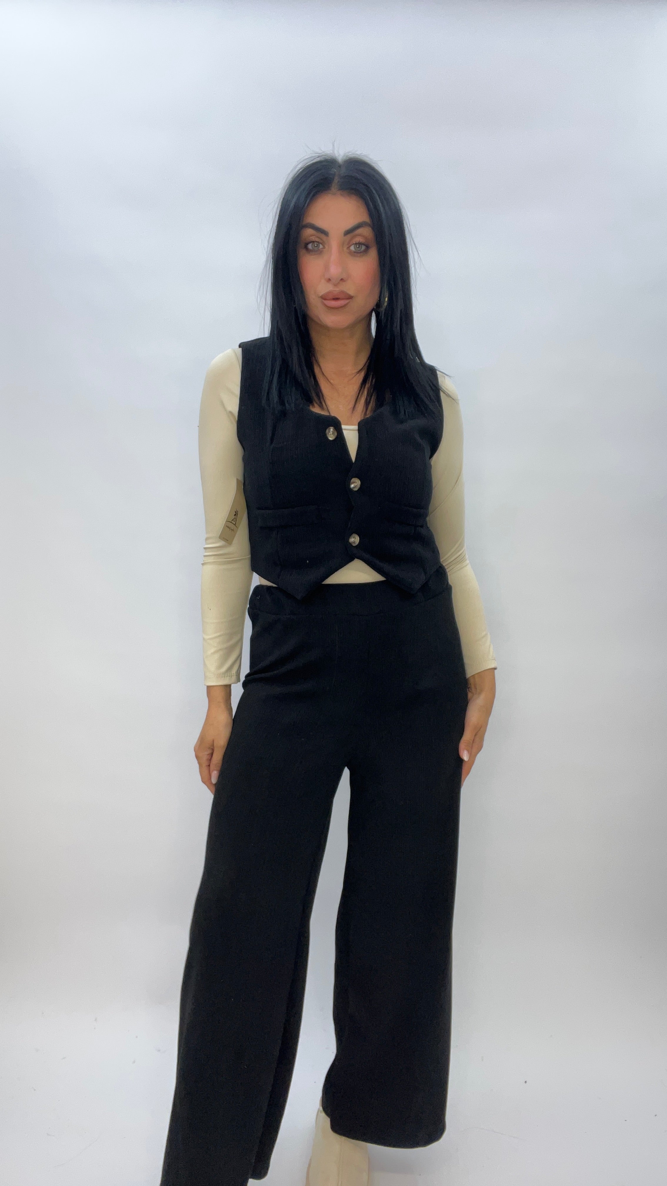 TAILLEUR GILET IN CINIGLIA (3649)neg