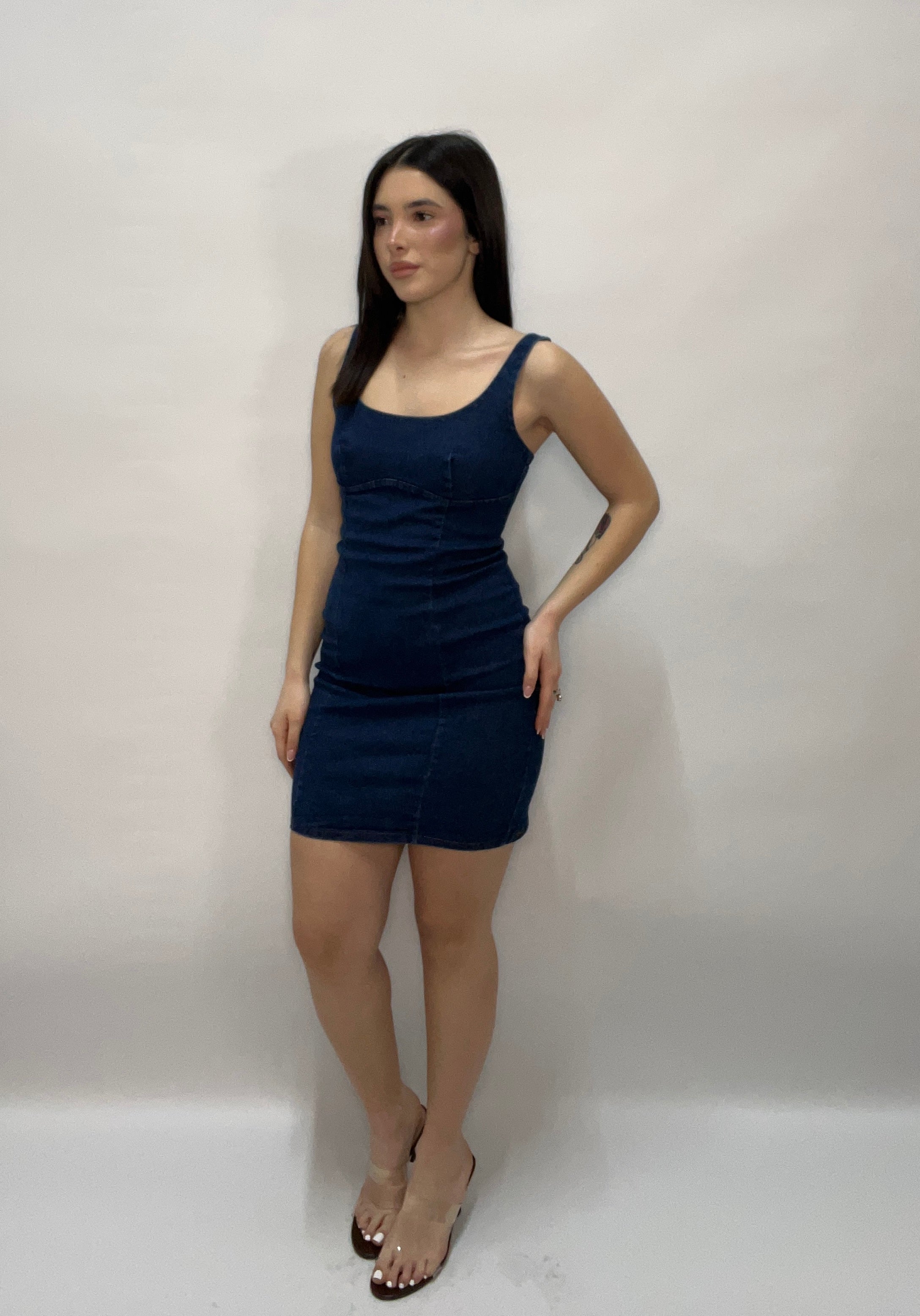 DRESS IN DENIM DAISY (298313)