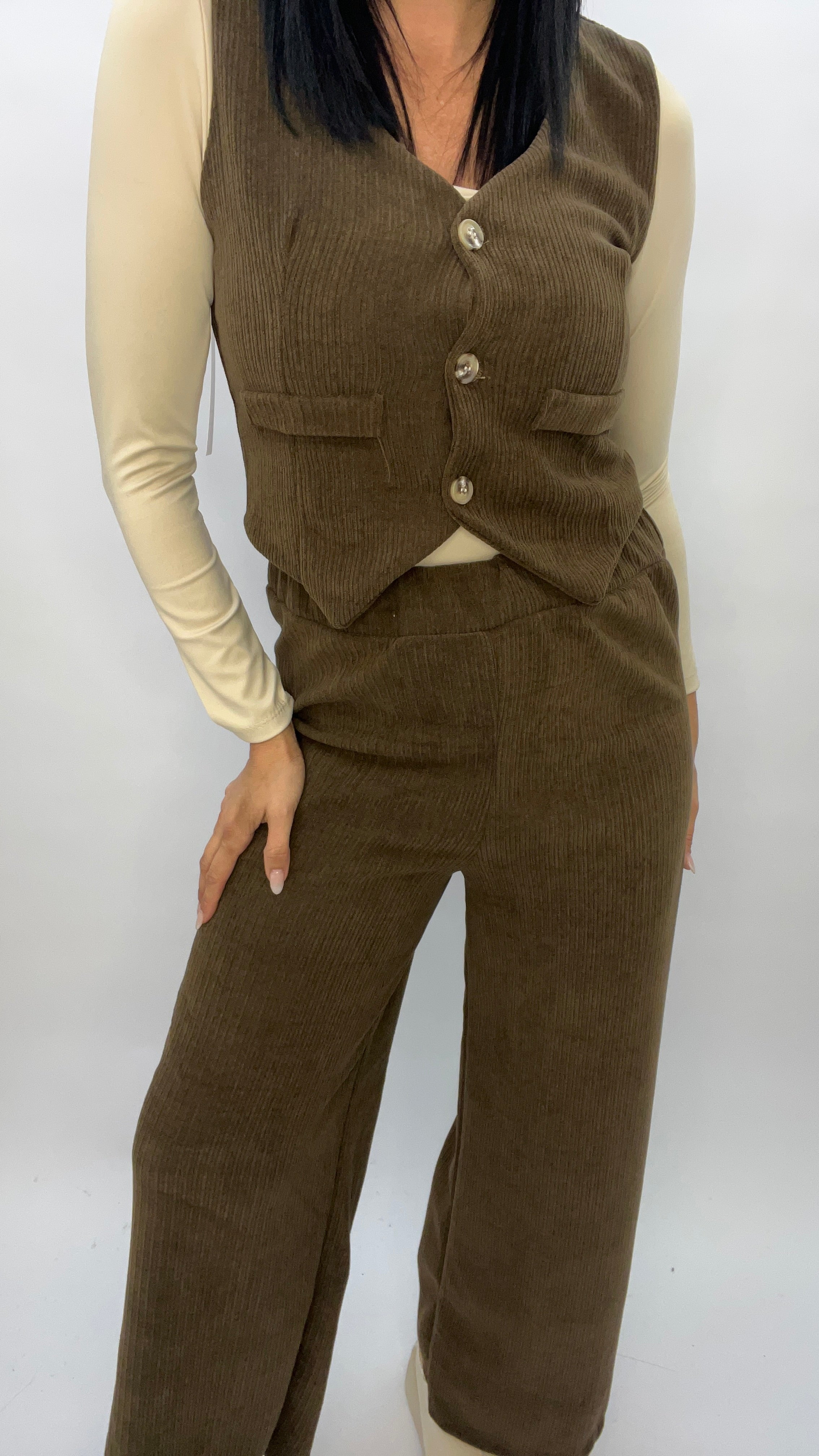 TAILLEUR GILET IN CINIGLIA (3649)neg