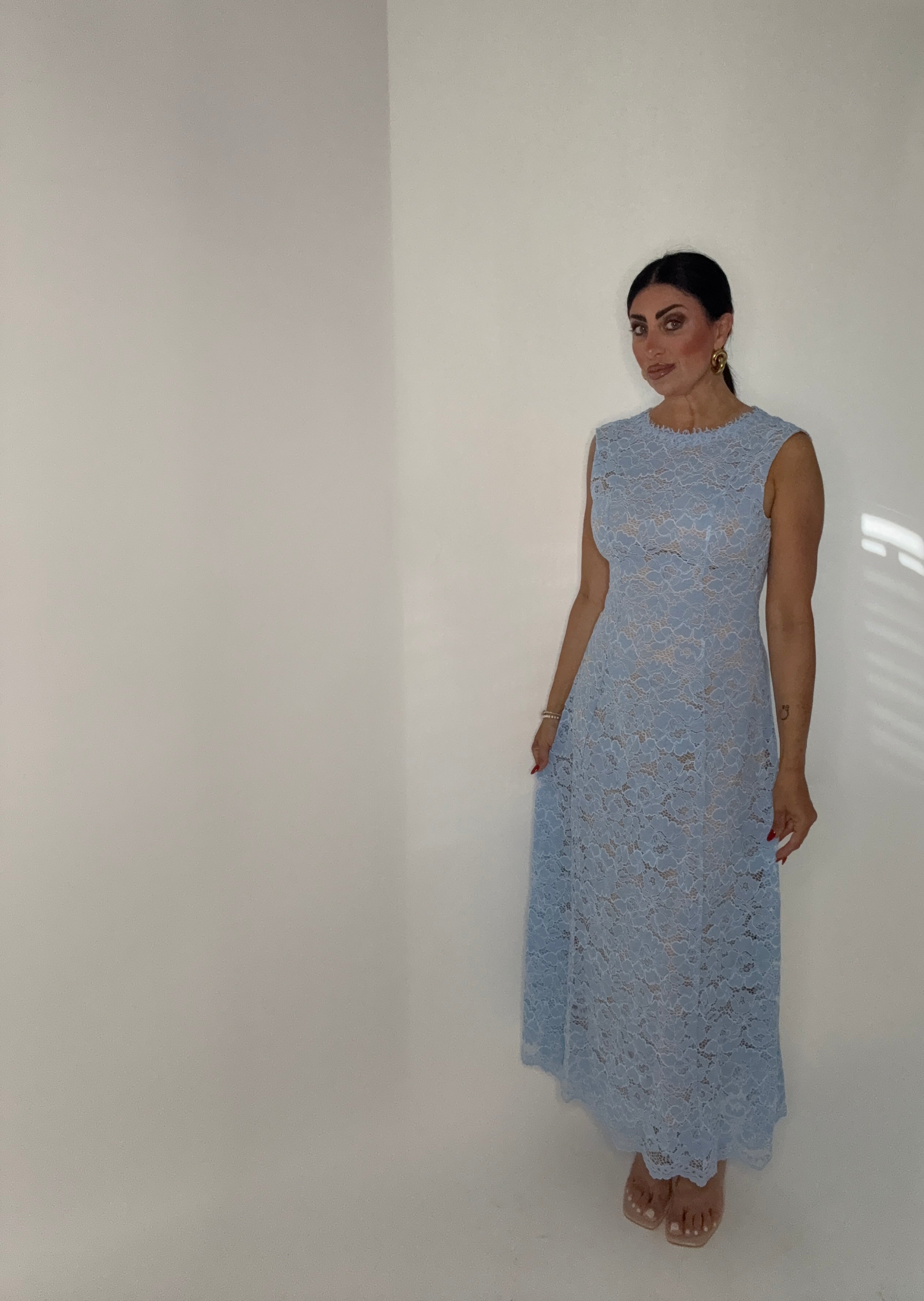 DRESS. AZURE.  (15935 azzurro)